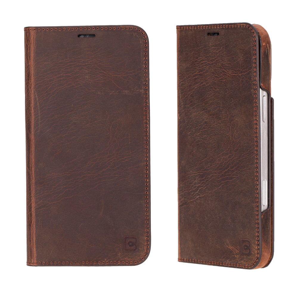 Sonat iPhone 16 Pro Genuine Leather Folio Case