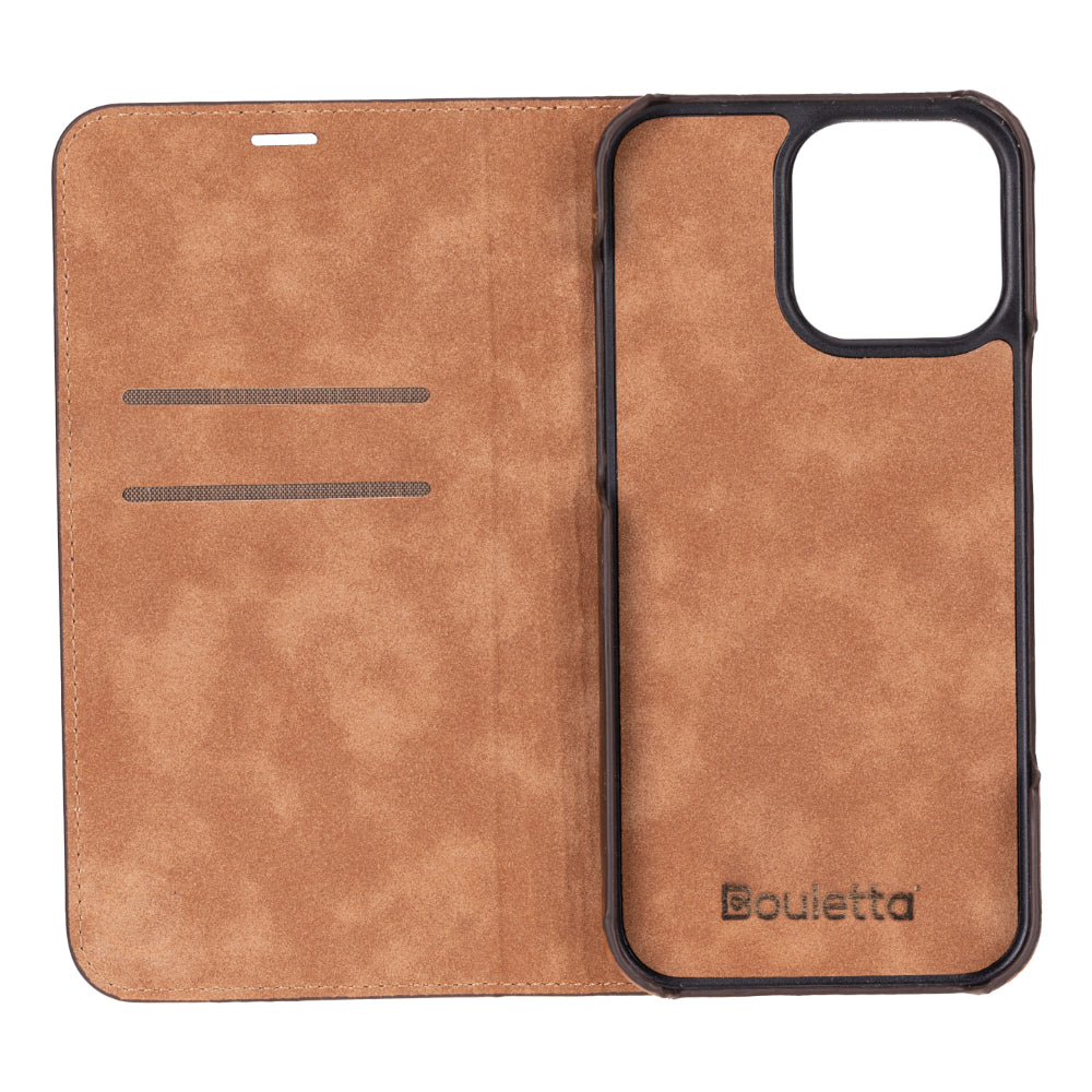 Sonat iPhone 16 Pro Genuine Leather Folio Case