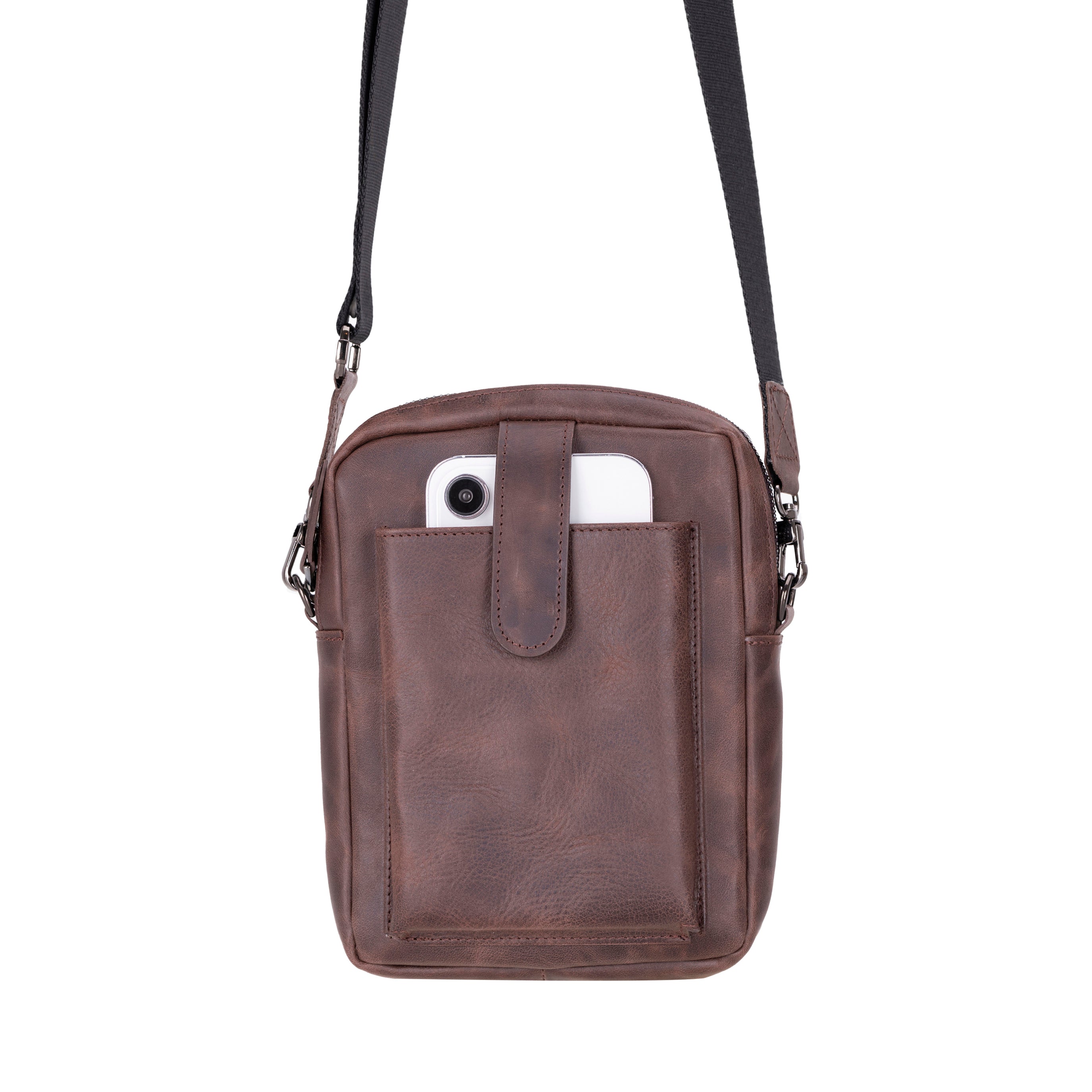 Pisa Genuine Leather Crossbody Bag