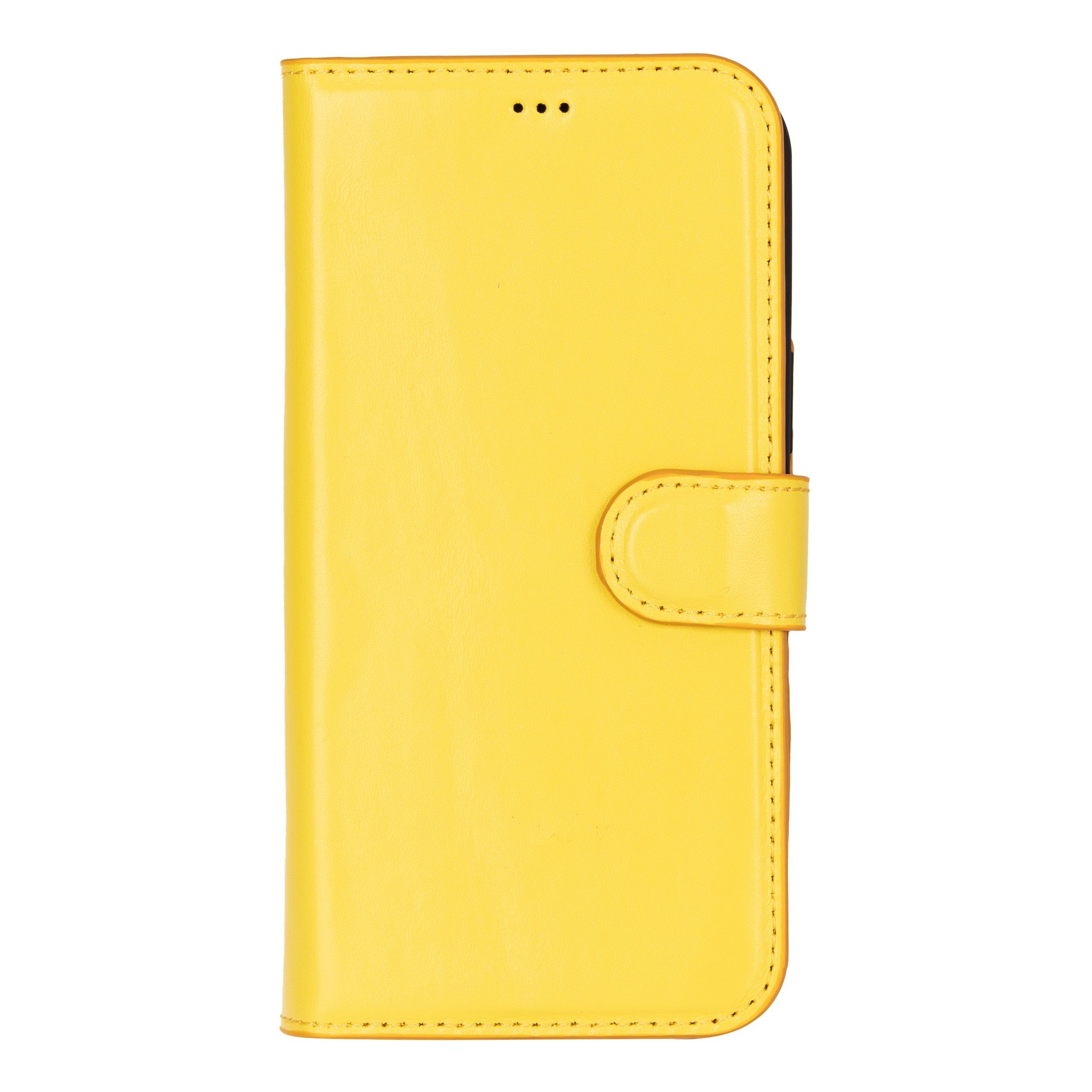 Magic iPhone 16 Pro Genuine Leather Detachable Wallet Case