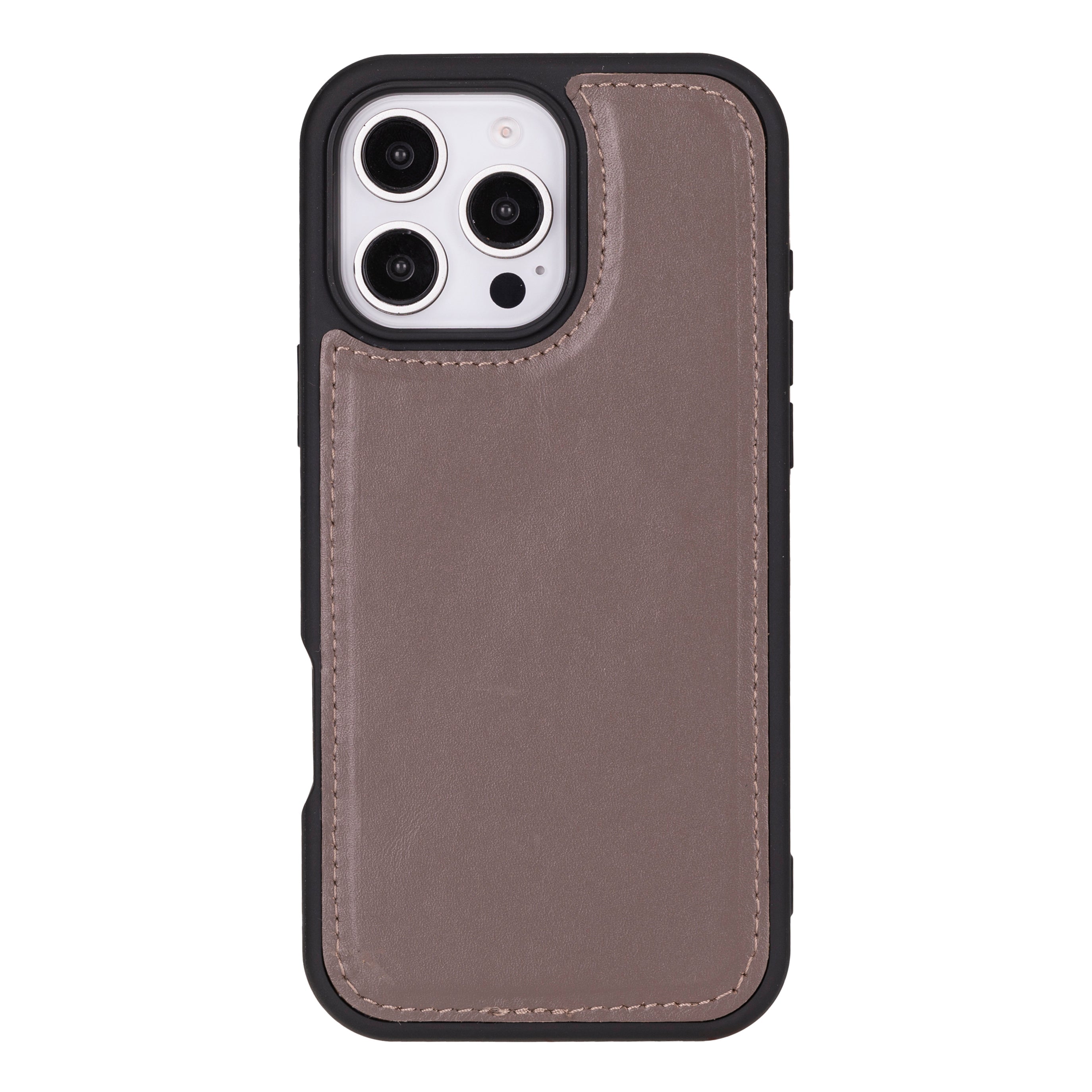 Magic iPhone 16 Pro Genuine Leather Detachable Wallet Case