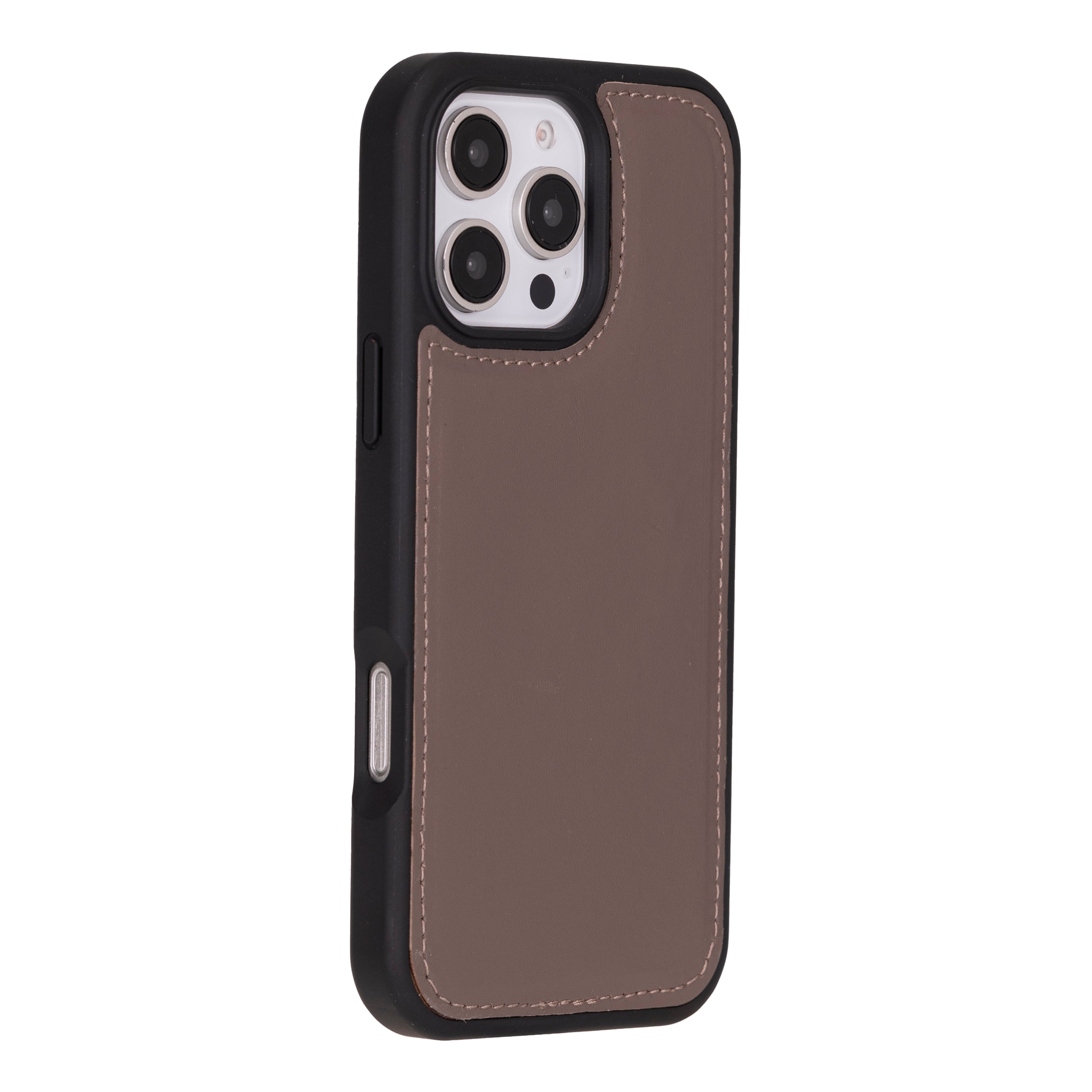 Magic iPhone 16 Pro Genuine Leather Detachable Wallet Case