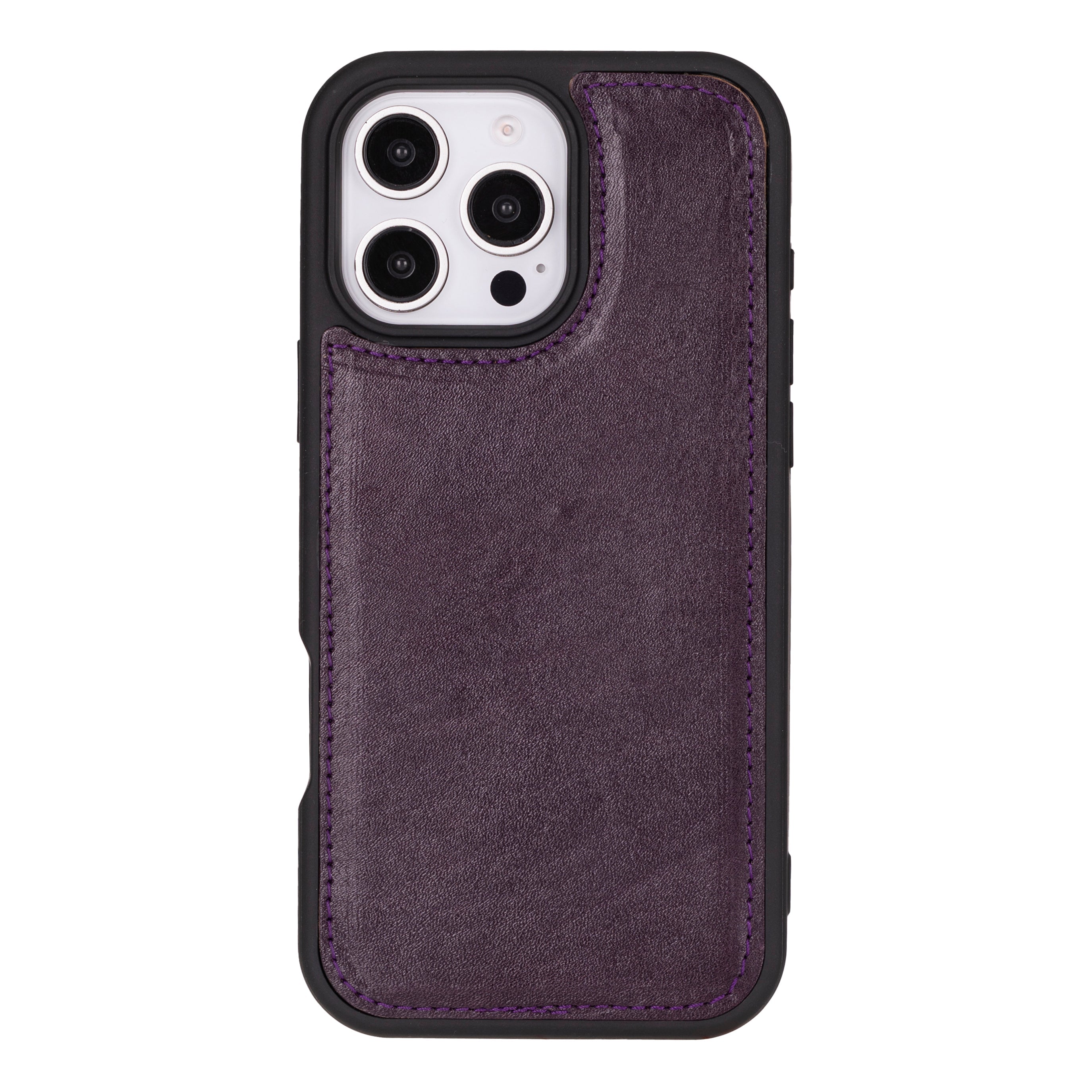 Magic iPhone 16 Pro Genuine Leather Detachable Wallet Case