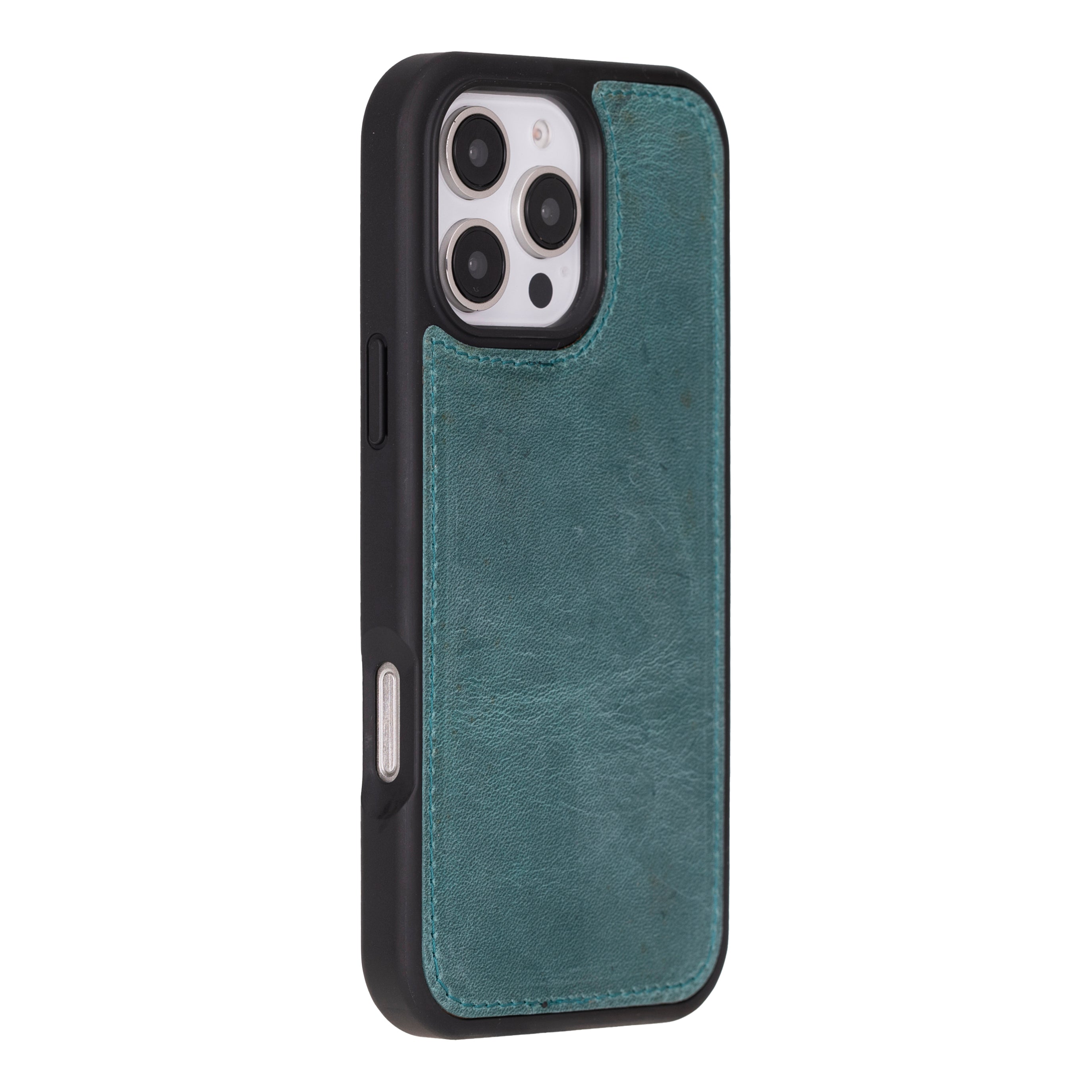 Magic iPhone 16 Pro Genuine Leather Detachable Wallet Case