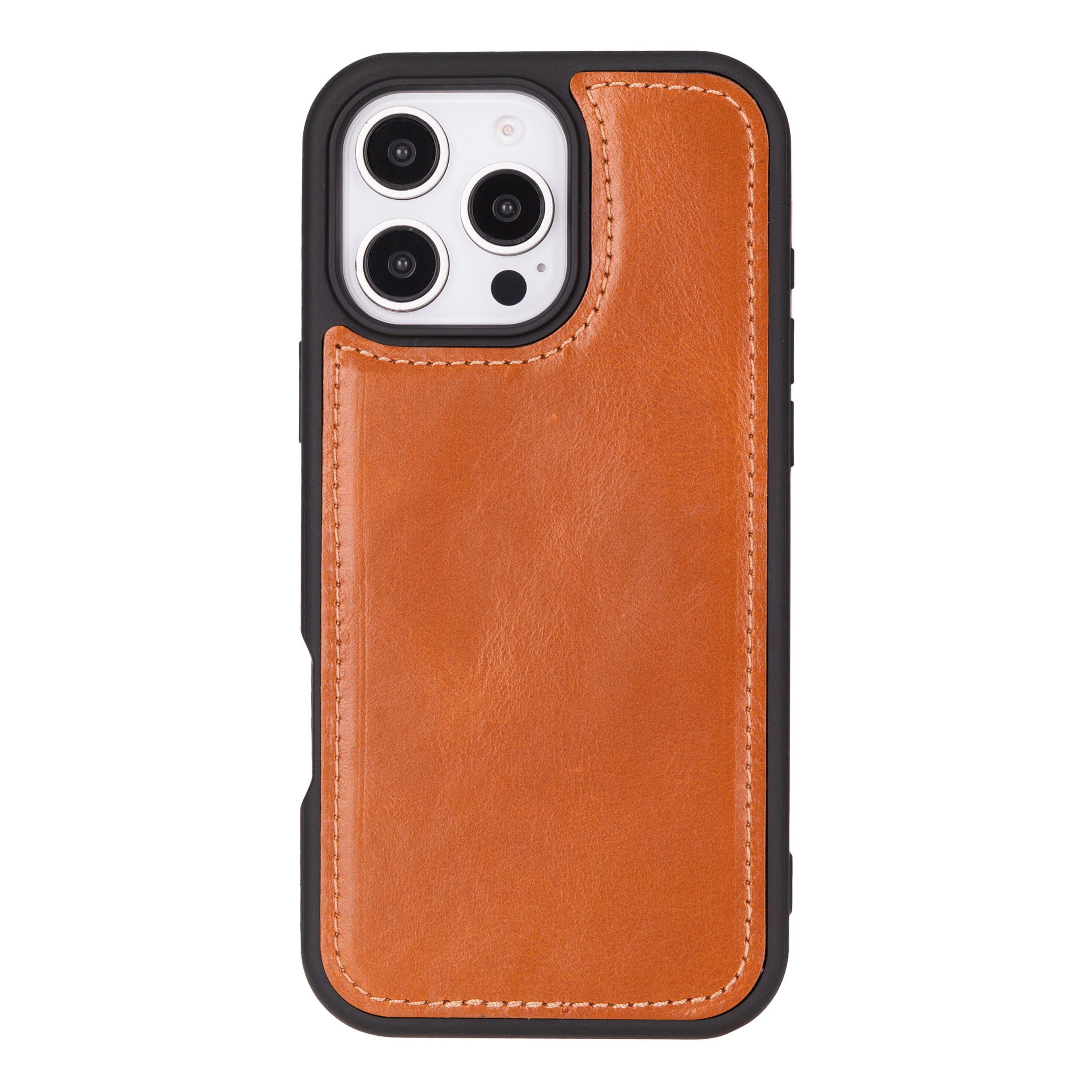 Magic iPhone 16 Pro Max Genuine Leather Detachable Wallet Case