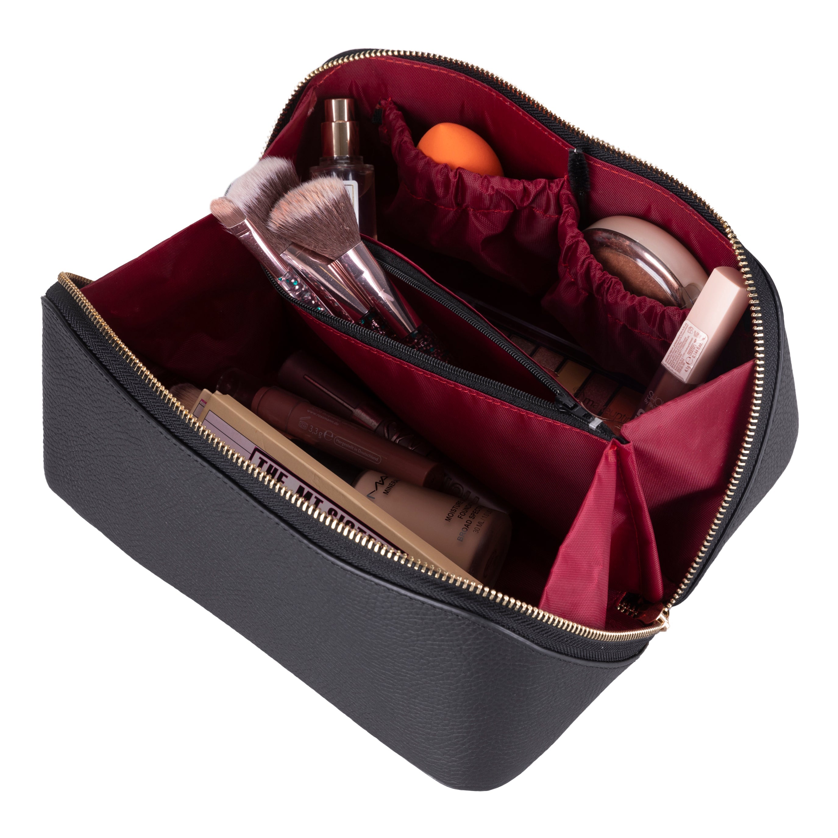 Ella Leather Make up Bag