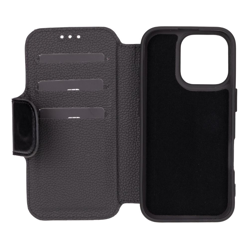 Infinix iPhone 16 Pro Leather Folio Case