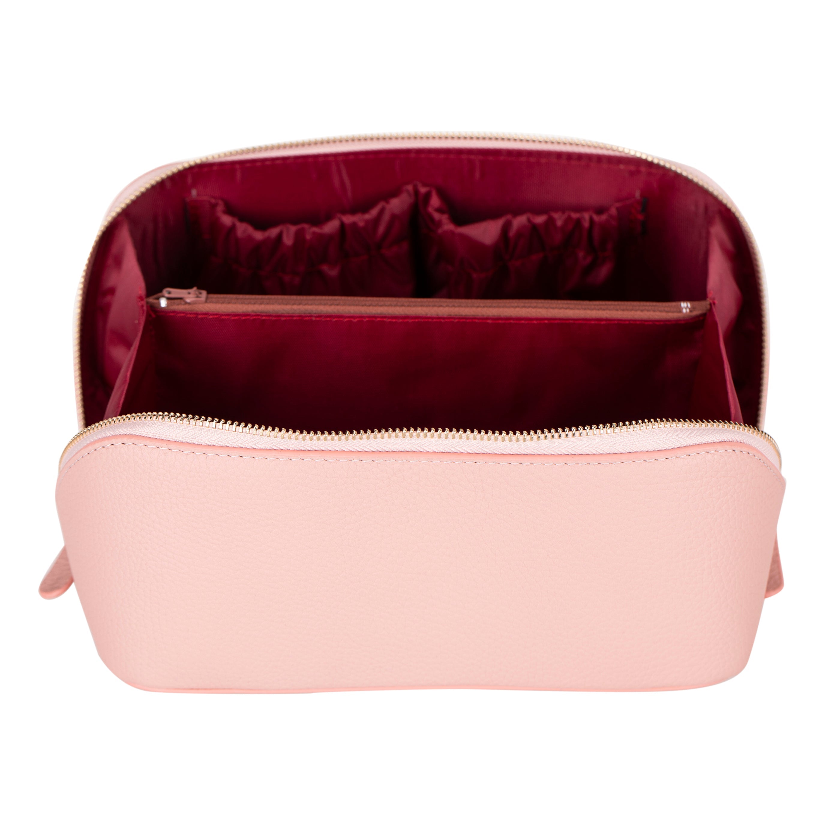 Soluno Leather Make up Bag