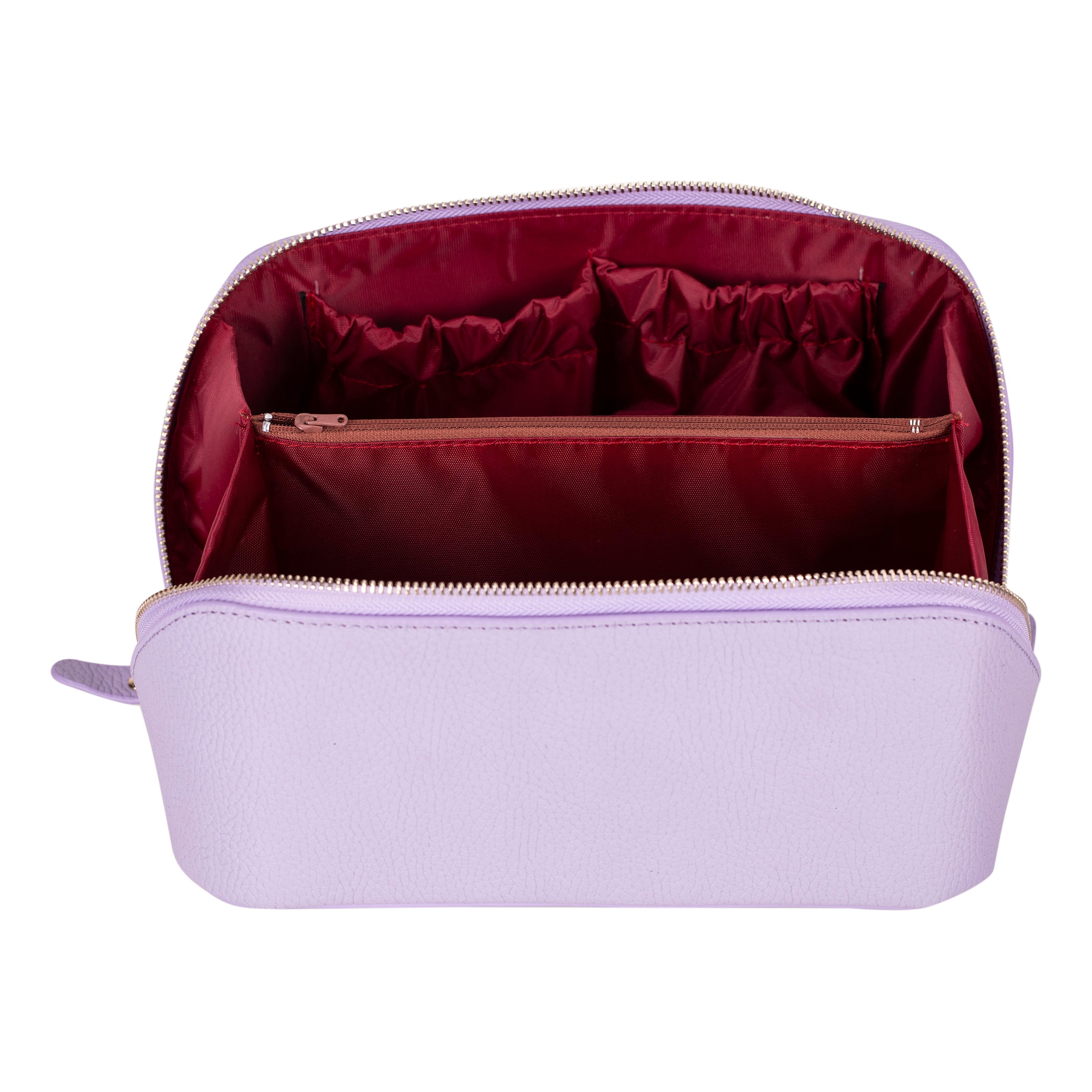 Soluno Leather Make up Bag