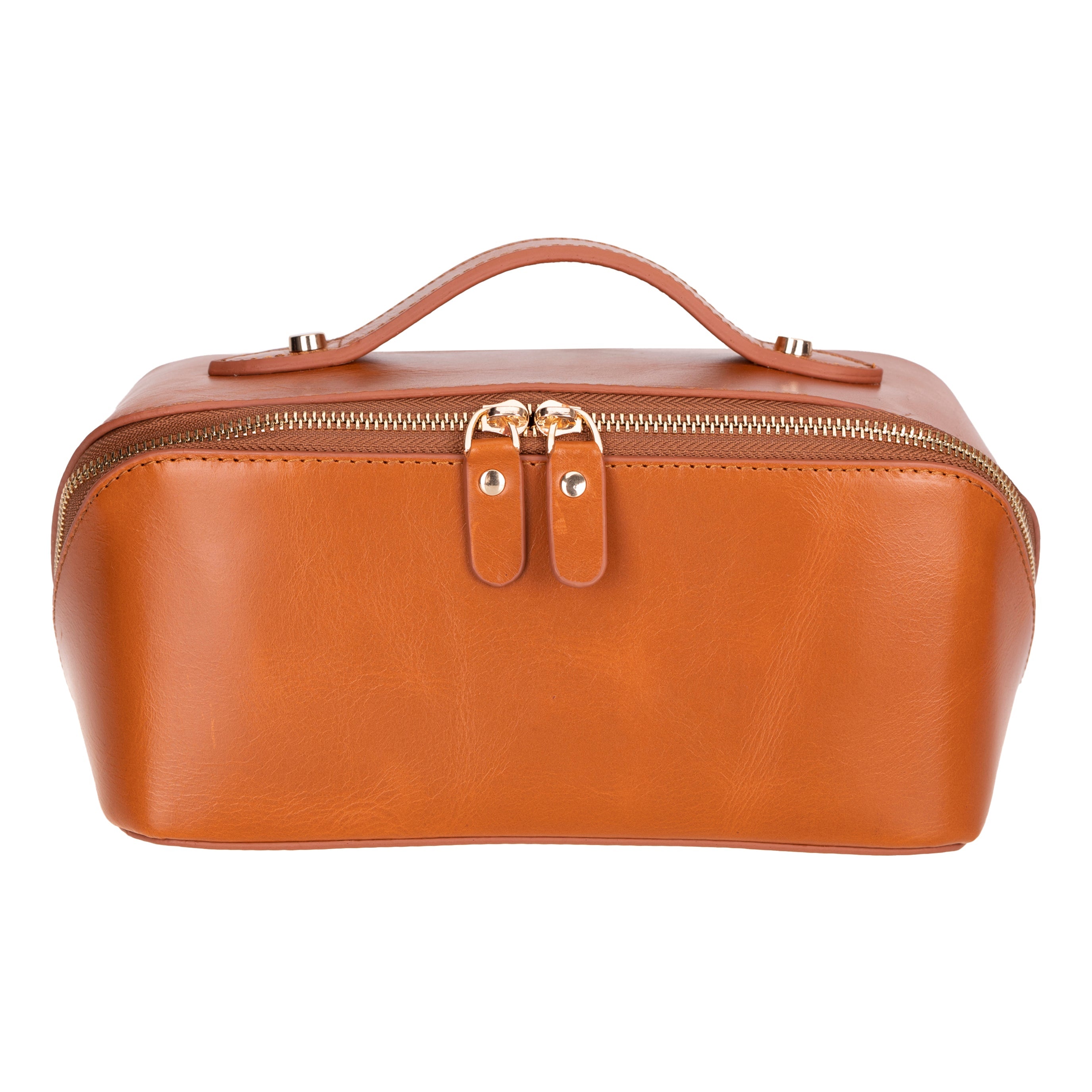 Soluno Leather Make up Bag