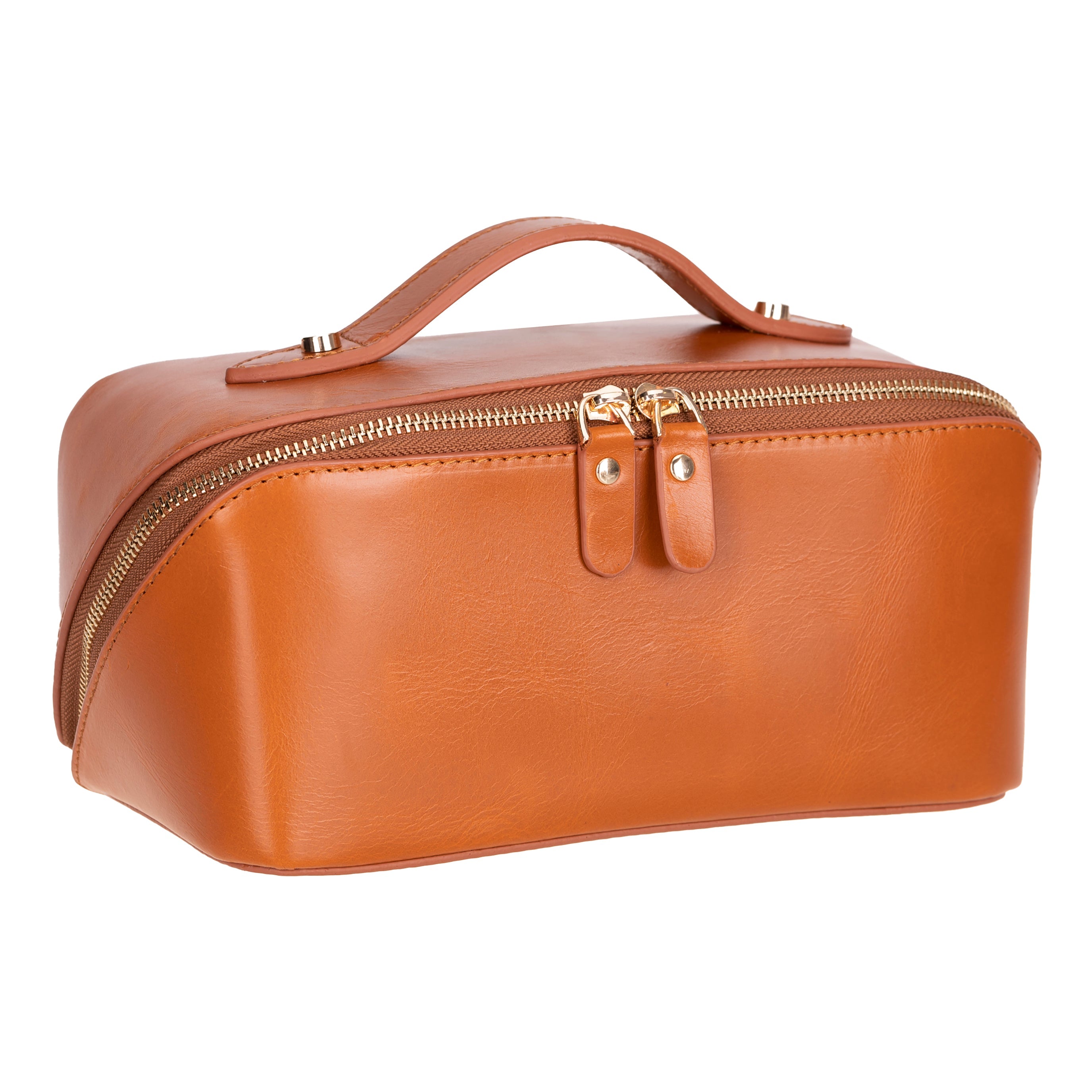 Soluno Leather Make up Bag