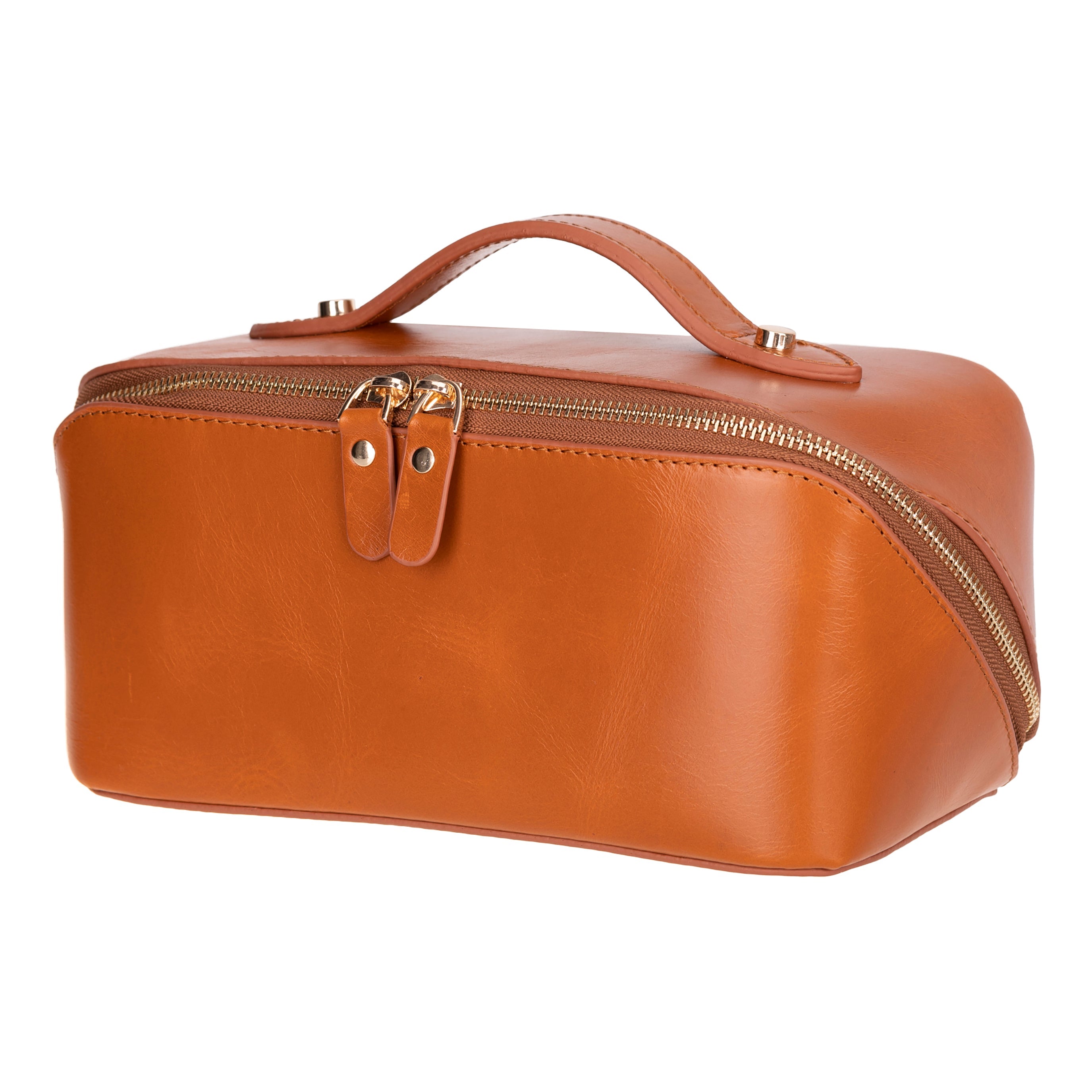 Soluno Leather Make up Bag