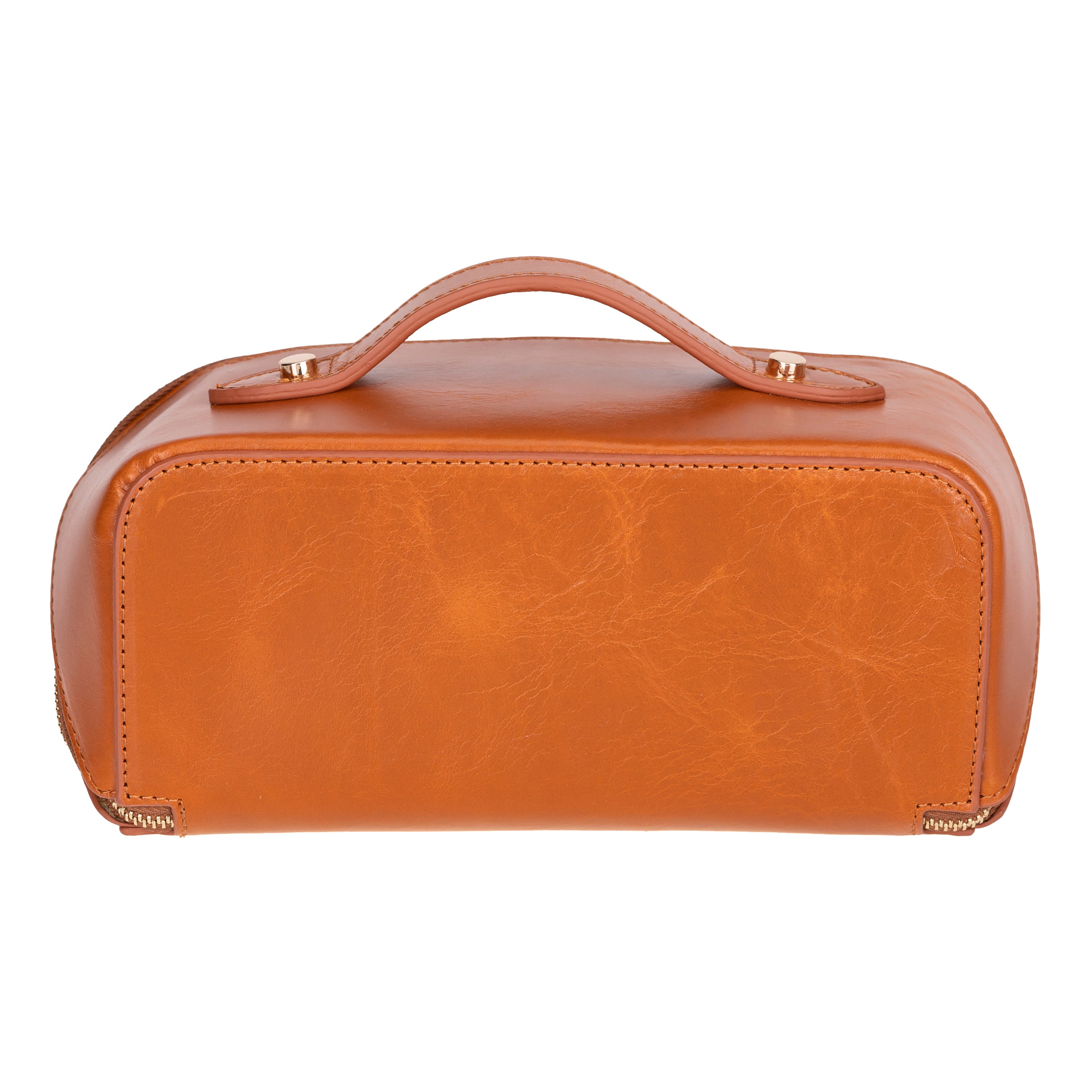 Soluno Leather Make up Bag