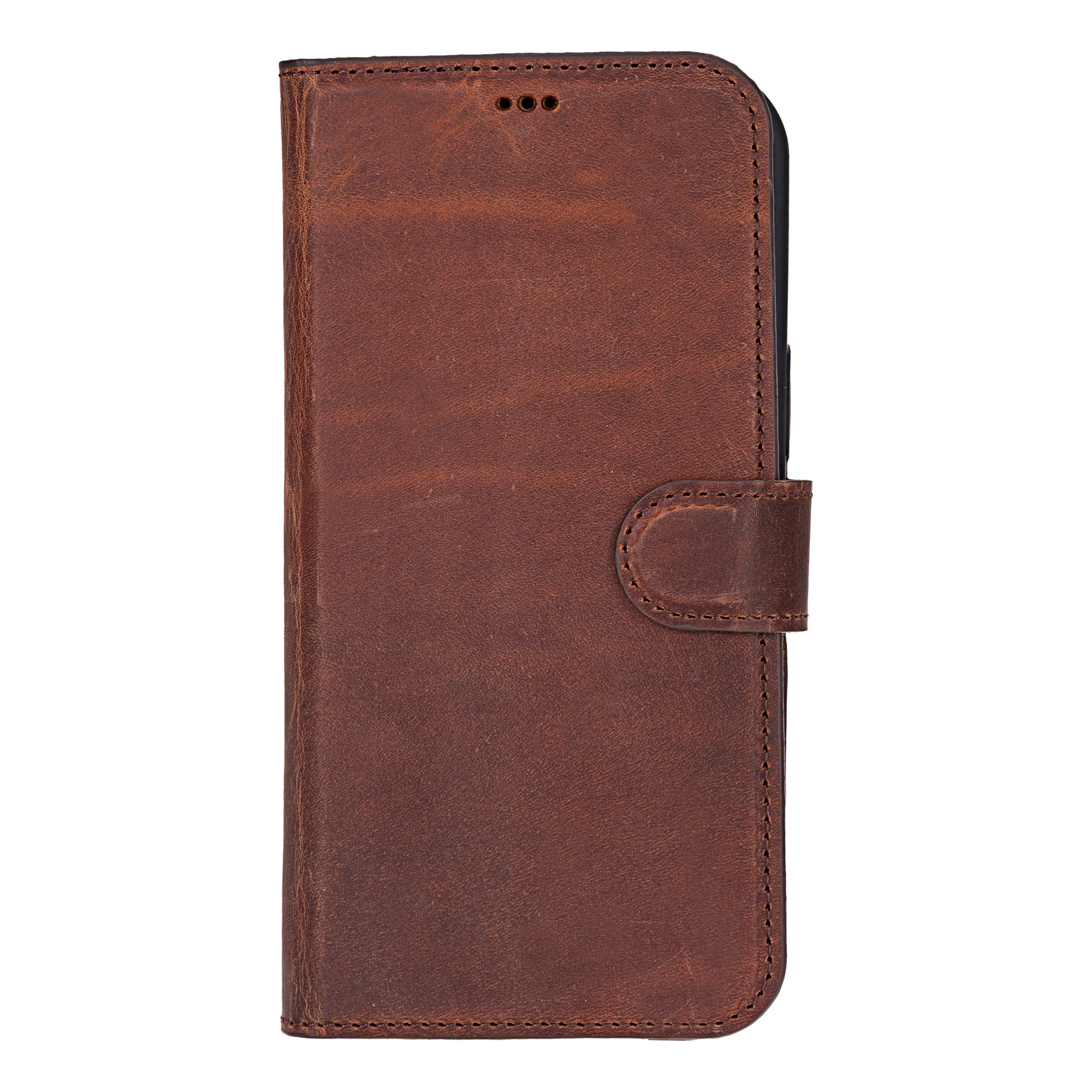 Liluri iPhone 16 Pro Detachable Genuine Leather Case