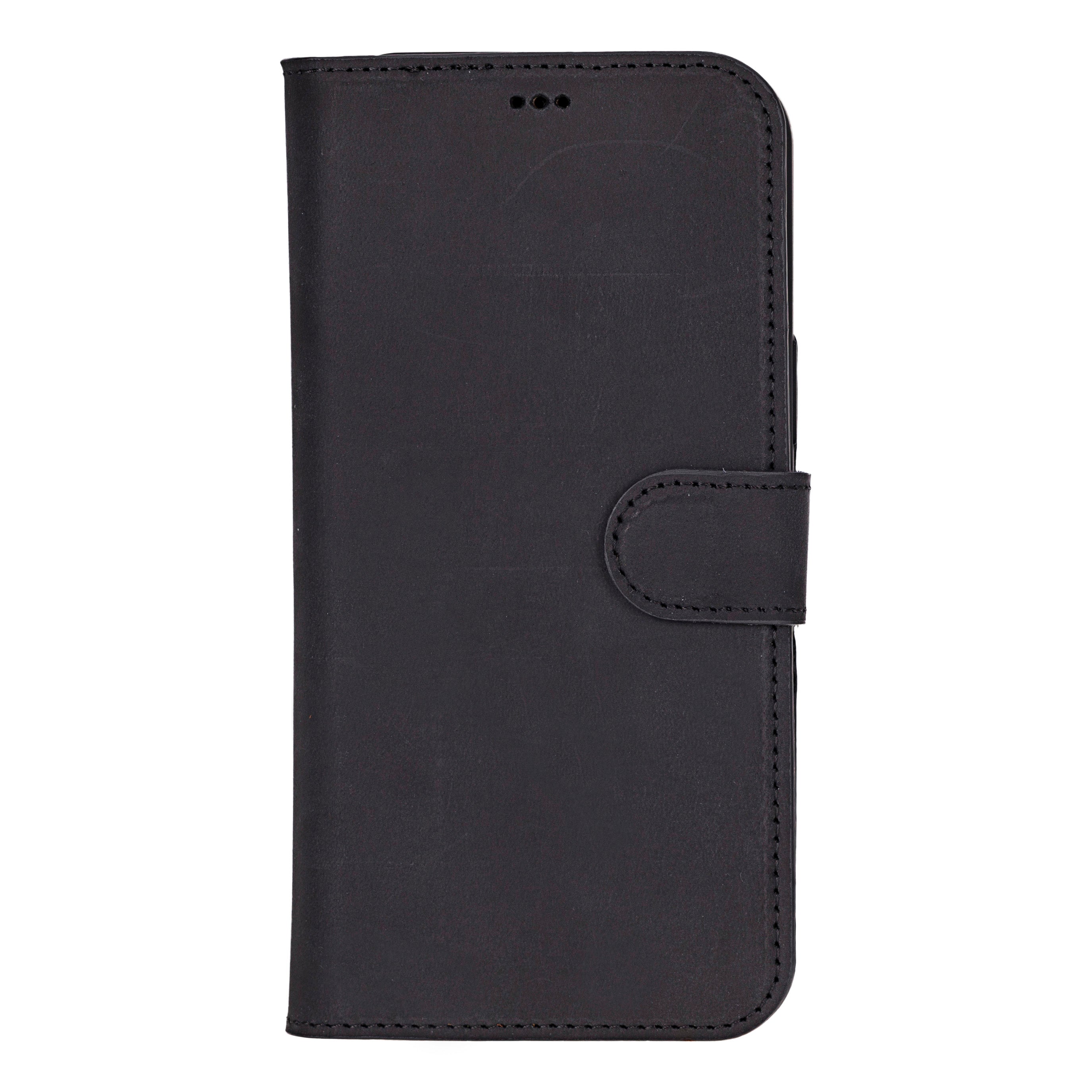 Liluri iPhone 16 Pro Detachable Genuine Leather Case