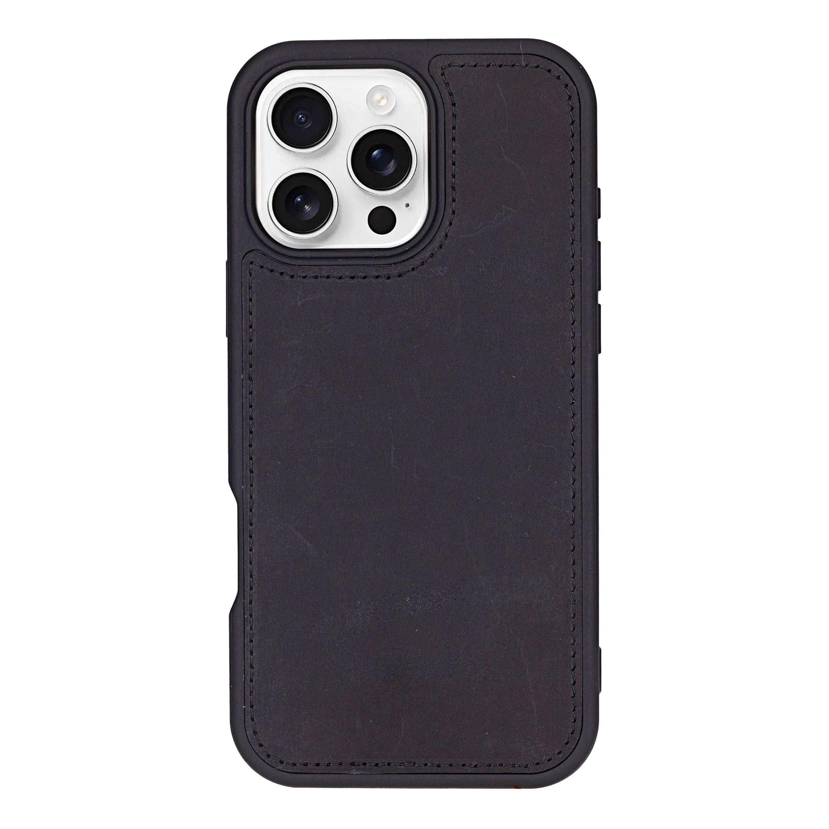 Liluri iPhone 16 Pro Detachable Genuine Leather Case