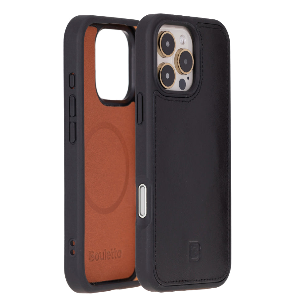 Magic iPhone 16 Pro Max Detachable Genuine Leather Wallet Case