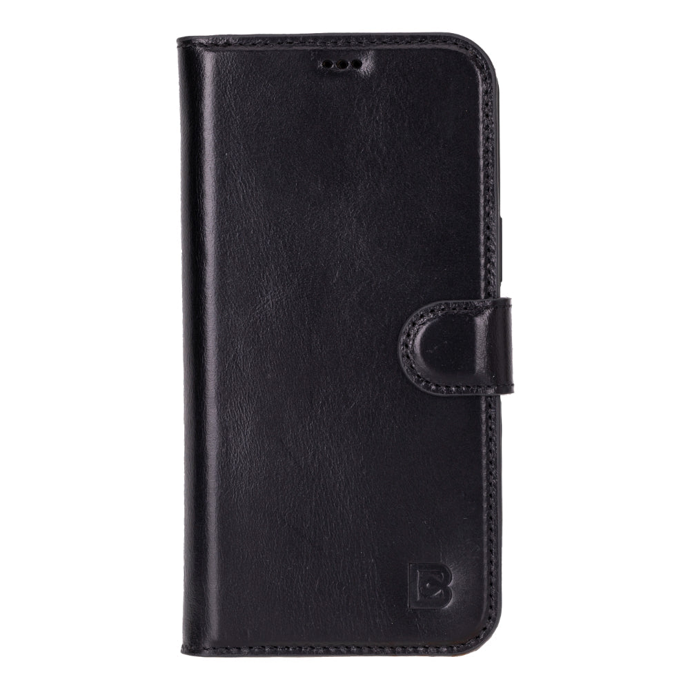 Magic iPhone 16 Pro Max Detachable Genuine Leather Wallet Case