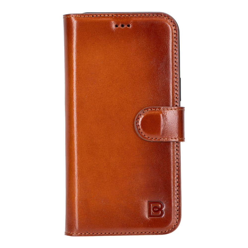 Magic iPhone 16 Genuine Leather Detachable Wallet Case