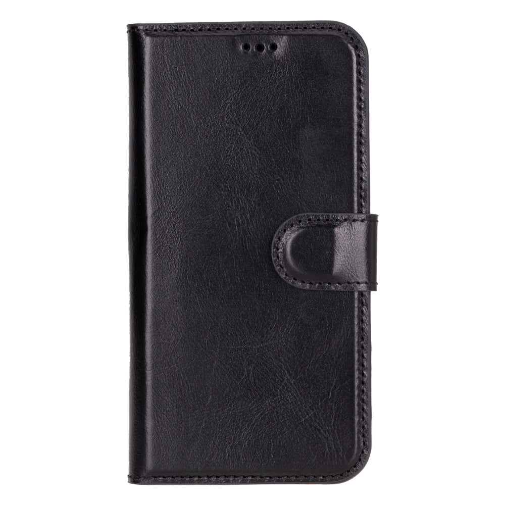 Magic iPhone 16 Genuine Leather Detachable Wallet Case