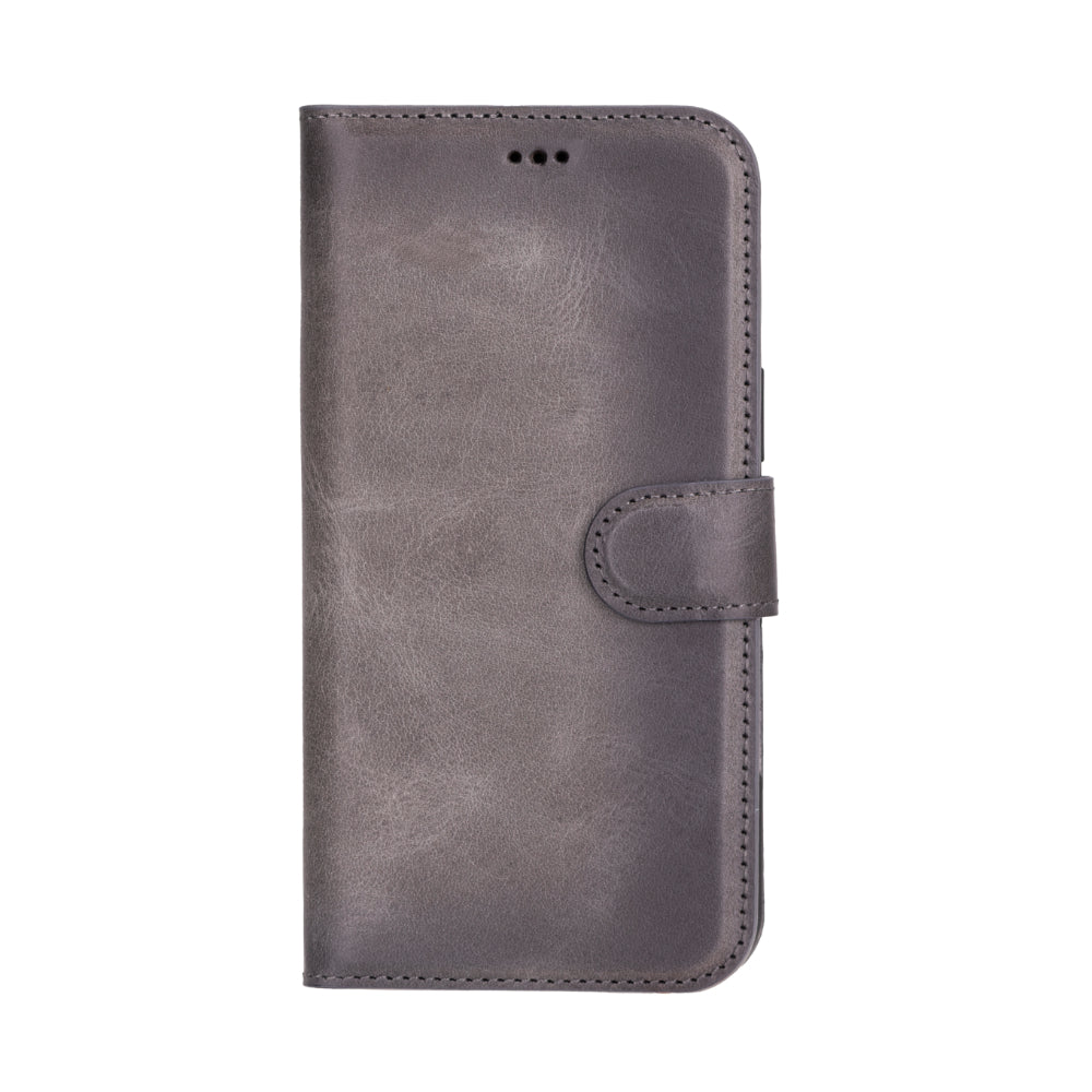 Magic iPhone 16 Genuine Leather Detachable Wallet Case