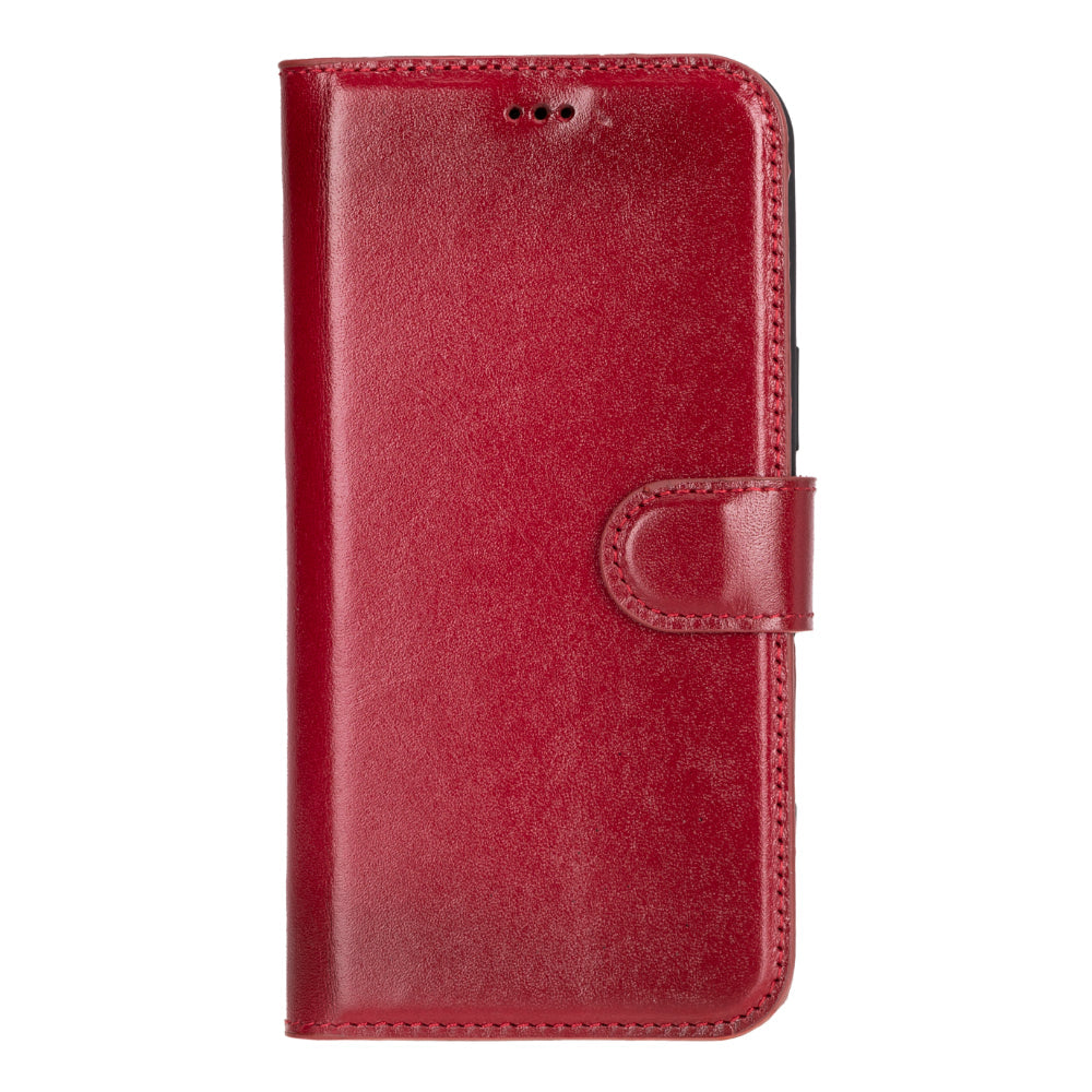 Magic iPhone 16 Genuine Leather Detachable Wallet Case