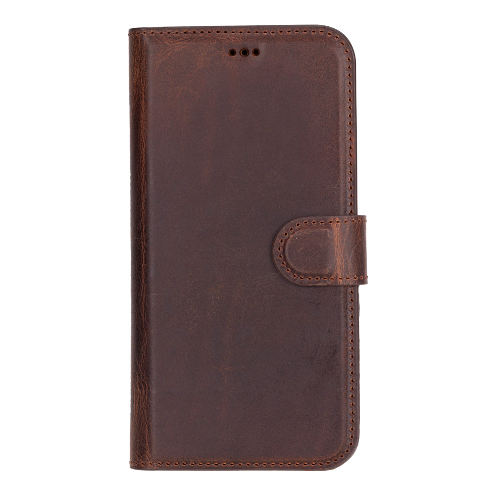 Magic iPhone 16 Genuine Leather Detachable Wallet Case