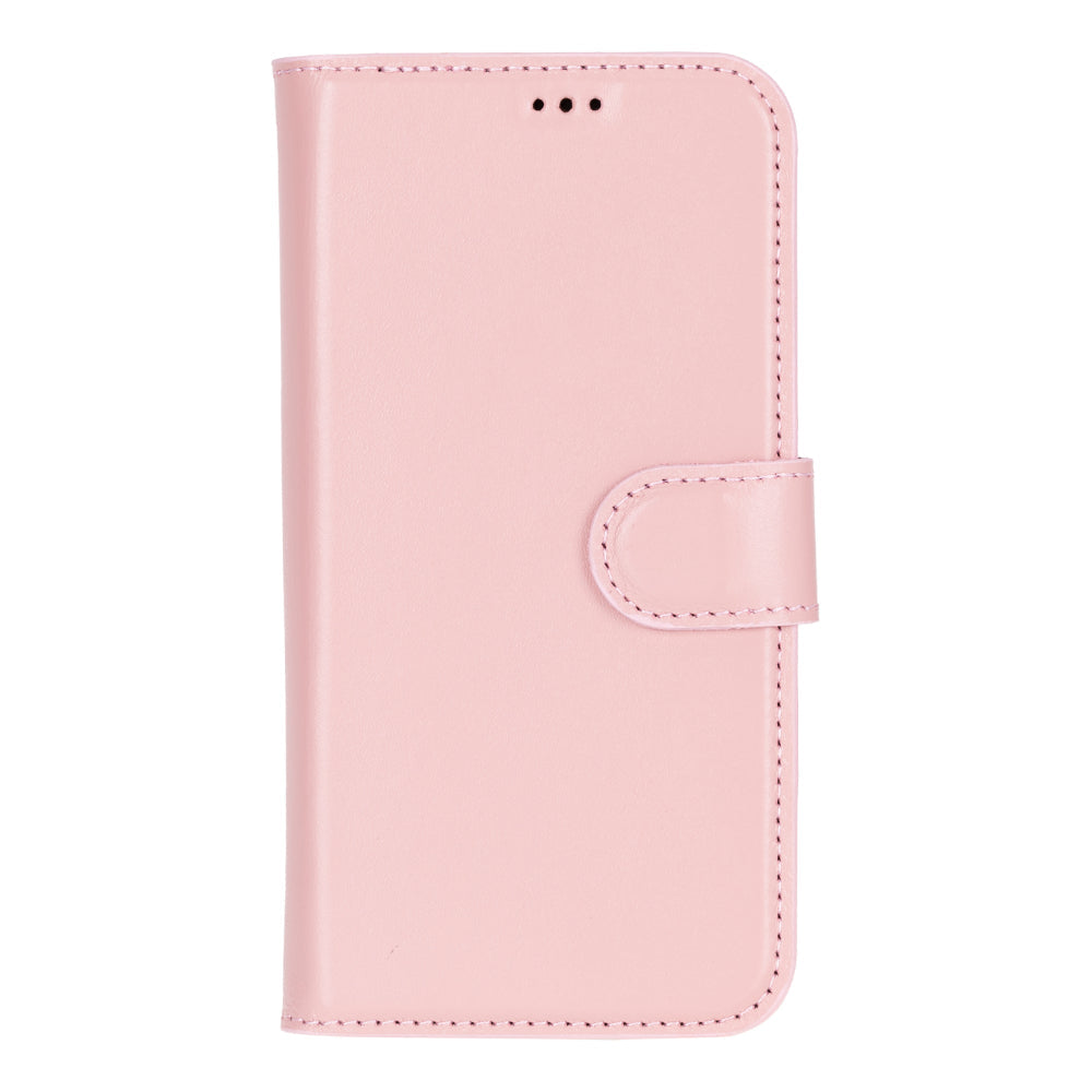 Magic iPhone 16 Pro Genuine Leather Detachable Wallet Case