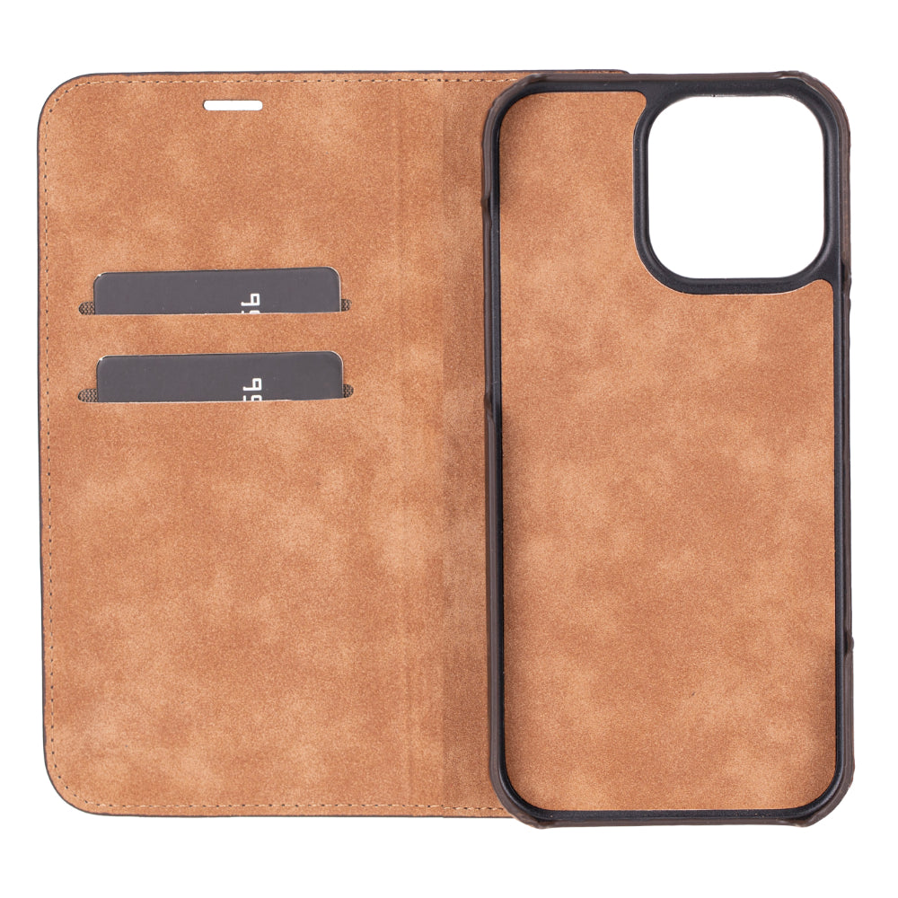 Sonat Genuine Leather iPhone 16 Pro Max Folio Case