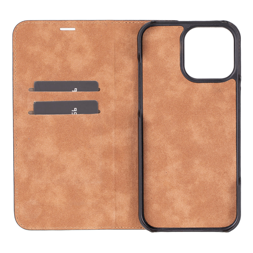 Sonat Genuine Leather iPhone 16 Pro Max Folio Case