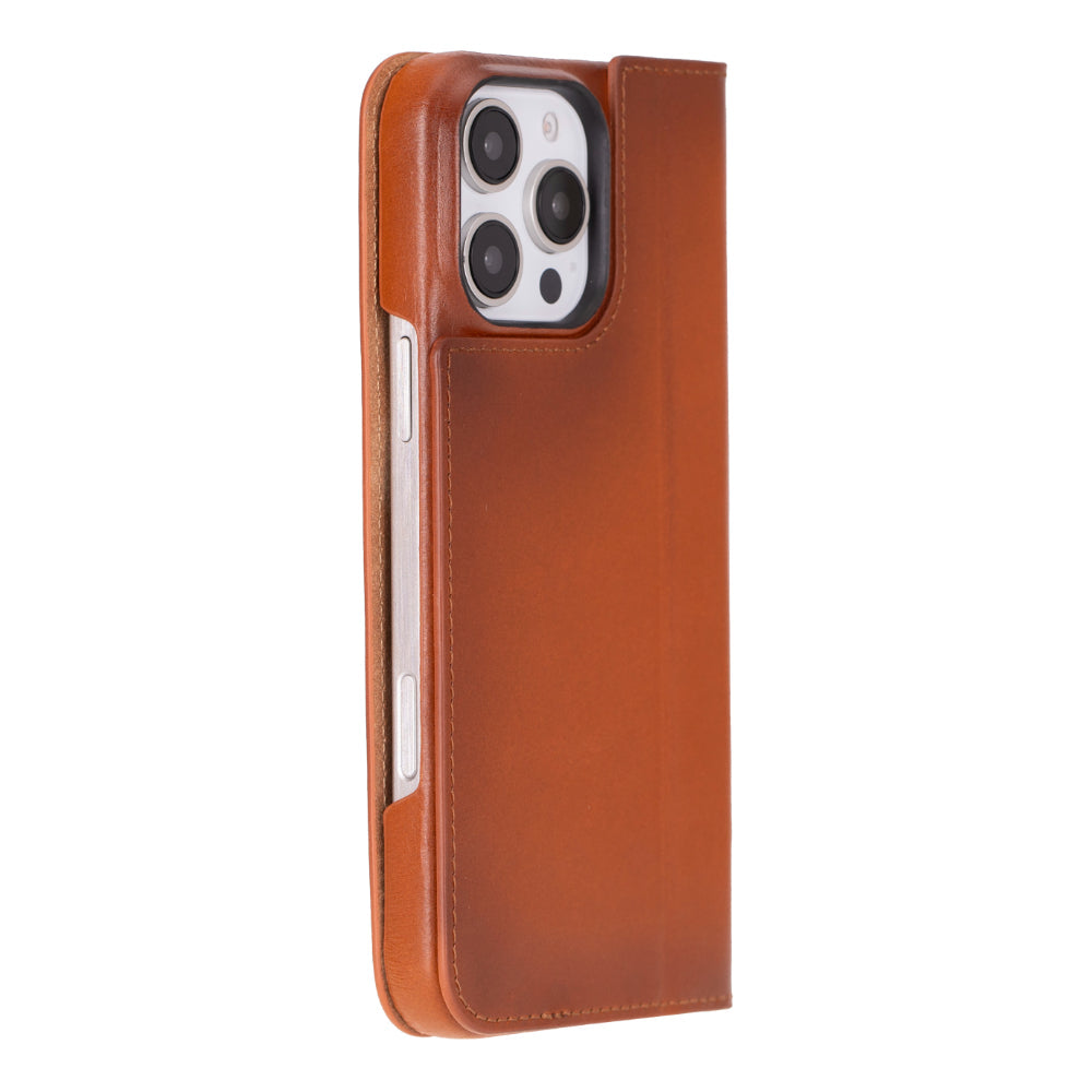 Sonat Genuine Leather iPhone 16 Pro Max Folio Case