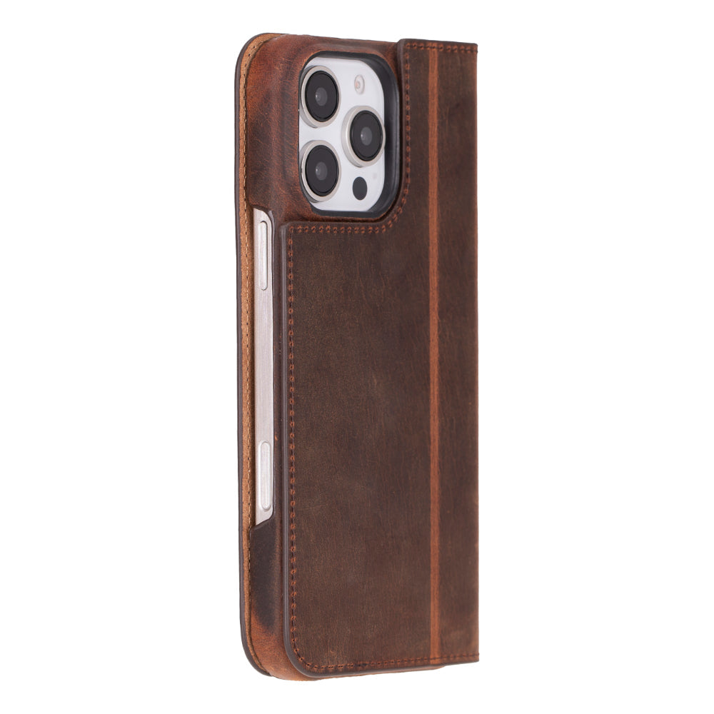 Sonat Genuine Leather iPhone 16 Pro Max Folio Case