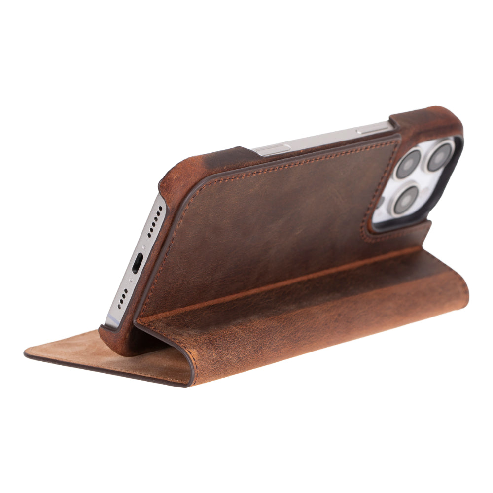 Sonat Genuine Leather iPhone 16 Pro Max Folio Case