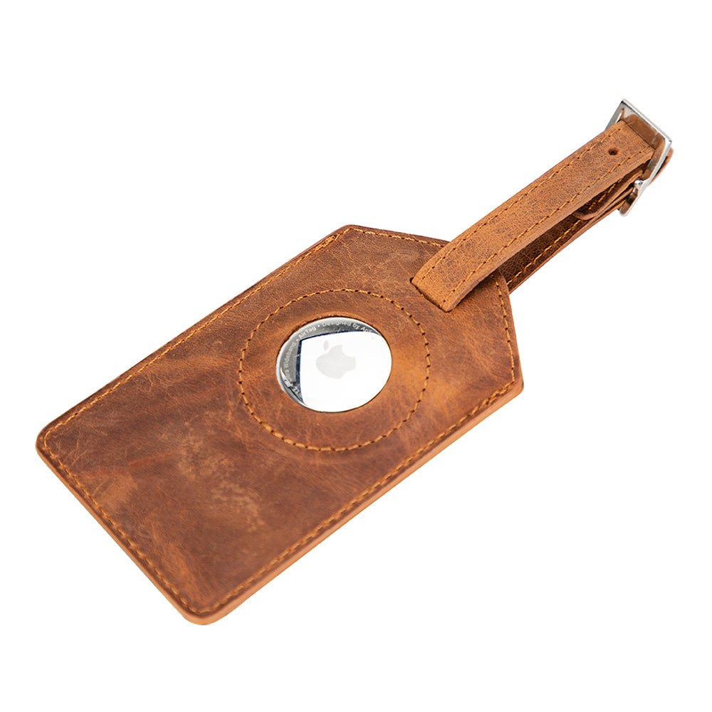 Airconrad Genuine Leather Luggage Tag