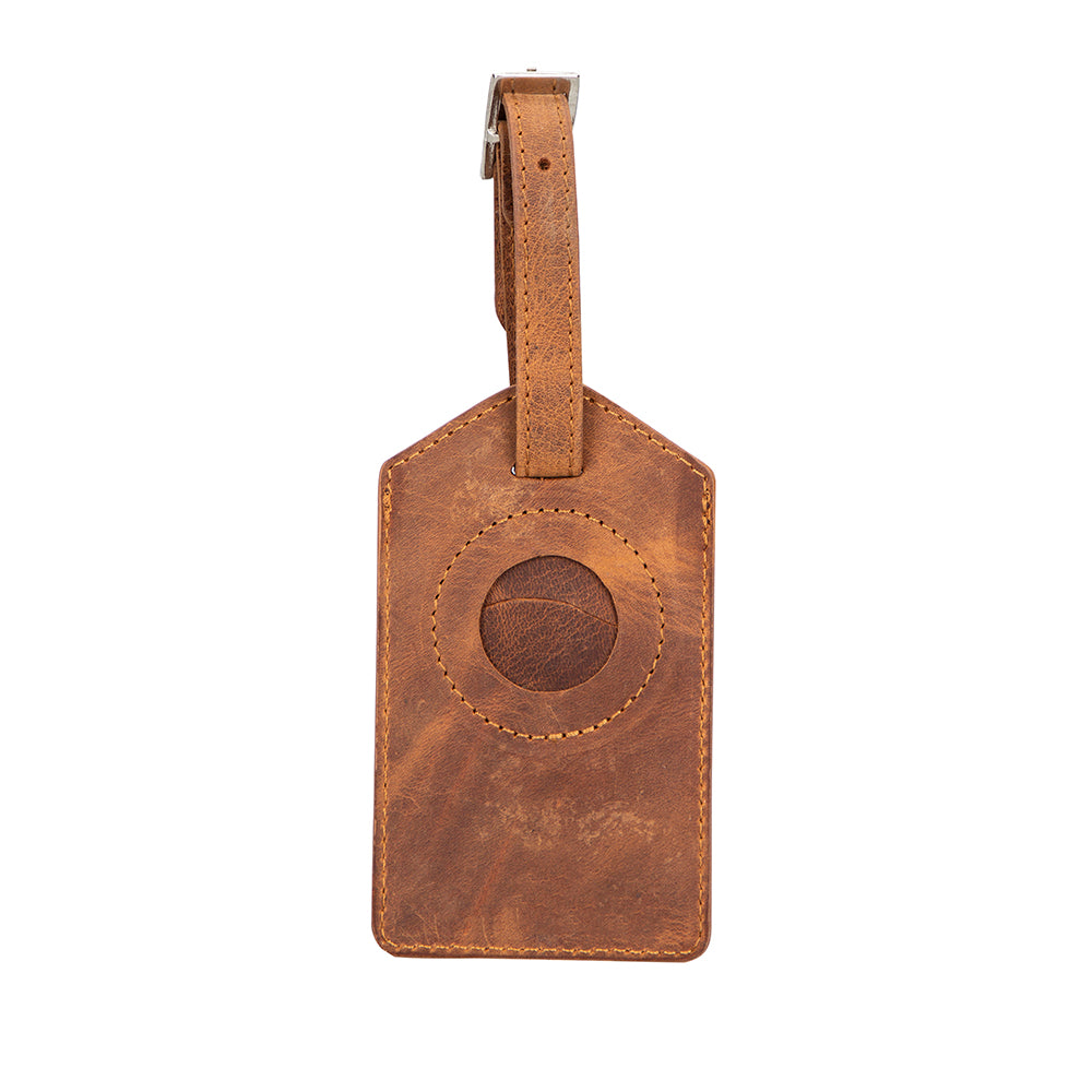 Airconrad Genuine Leather Luggage Tag