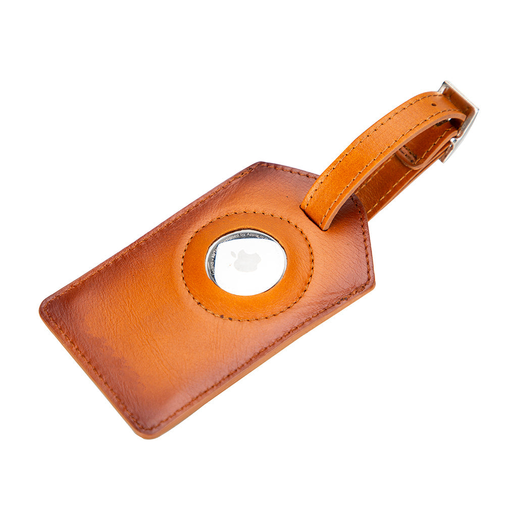 Airconrad Genuine Leather Luggage Tag