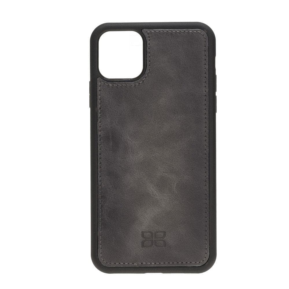 Magic iPhone 11 Series Detachable Genuine Leather Wallet Case - MW