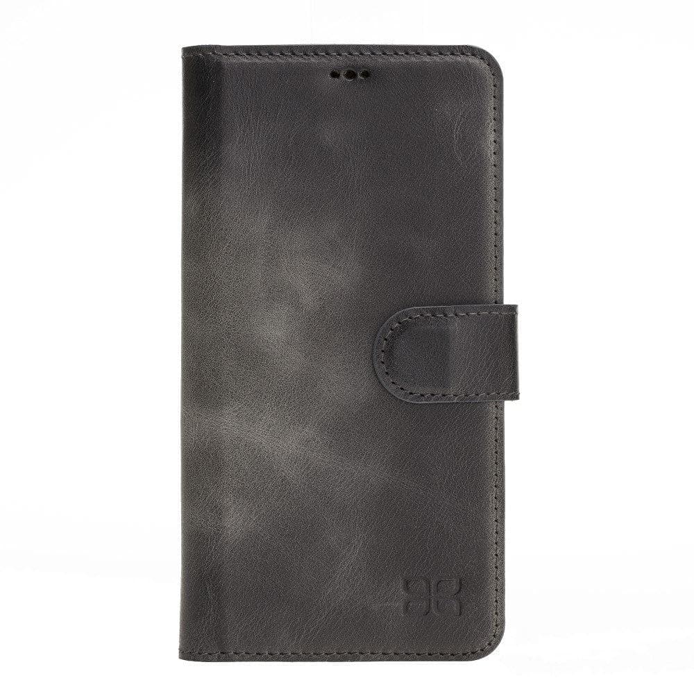 Magic iPhone 11 Series Detachable Genuine Leather Wallet Case - MW