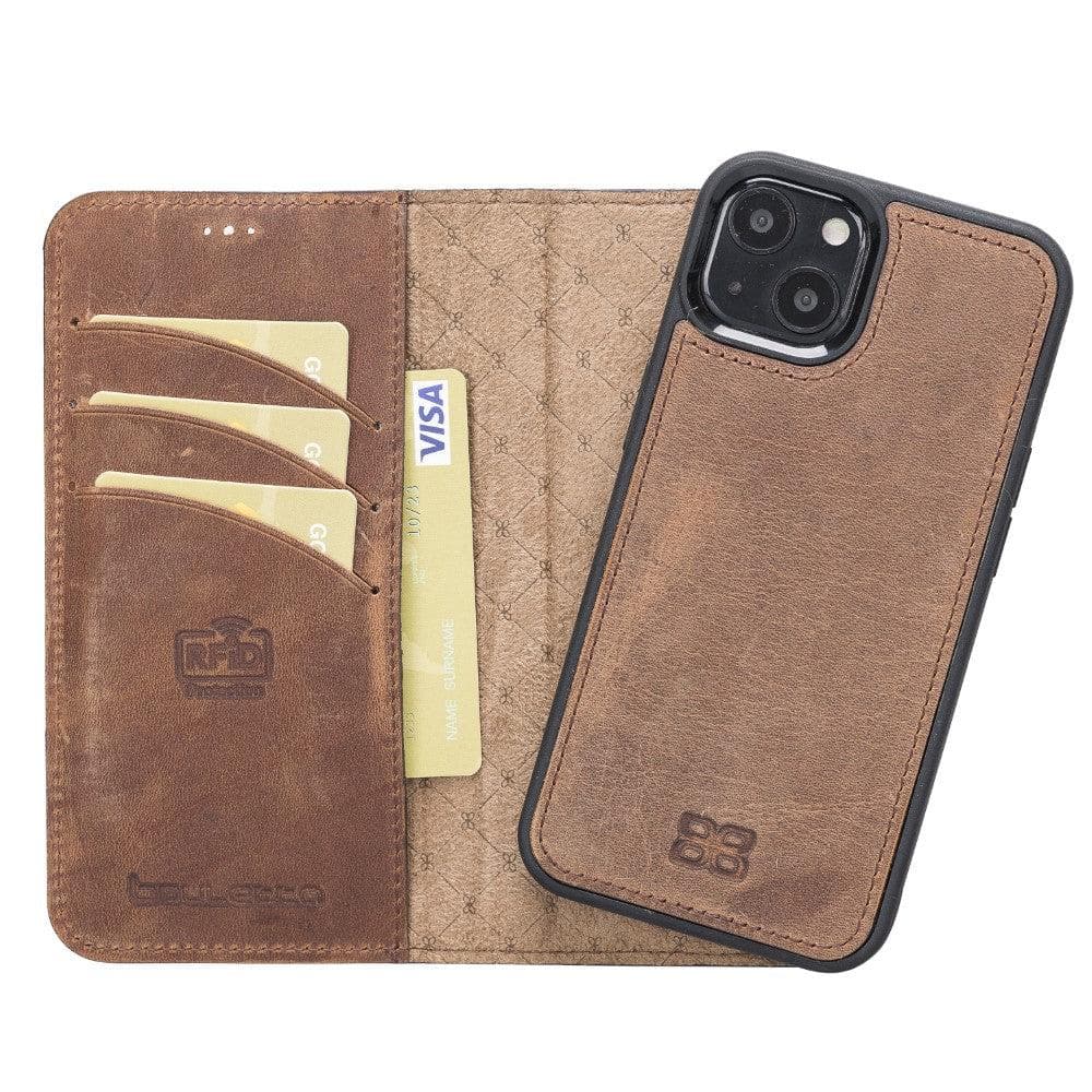 Magic iPhone 13 Series Detachable Leather Wallet Cases - MW