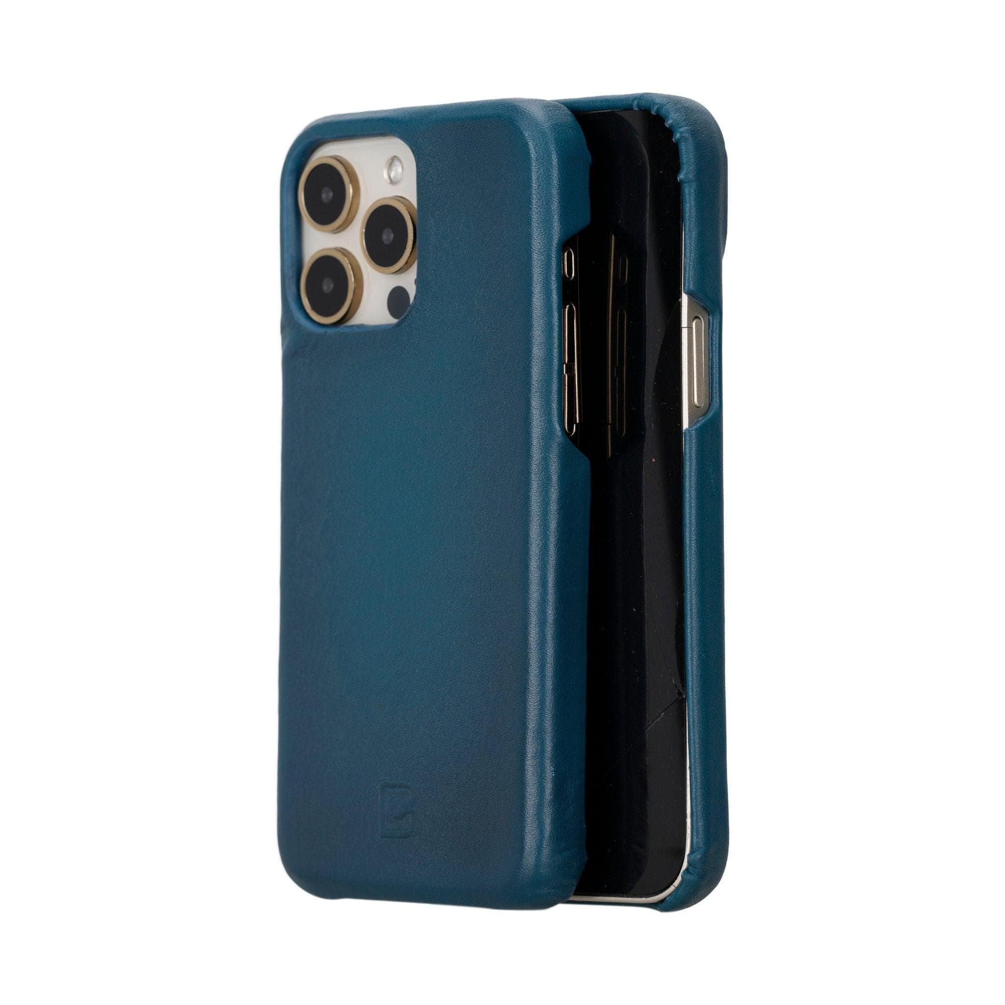 F360 iPhone 15 Series Full Genuine Leather Back Cover