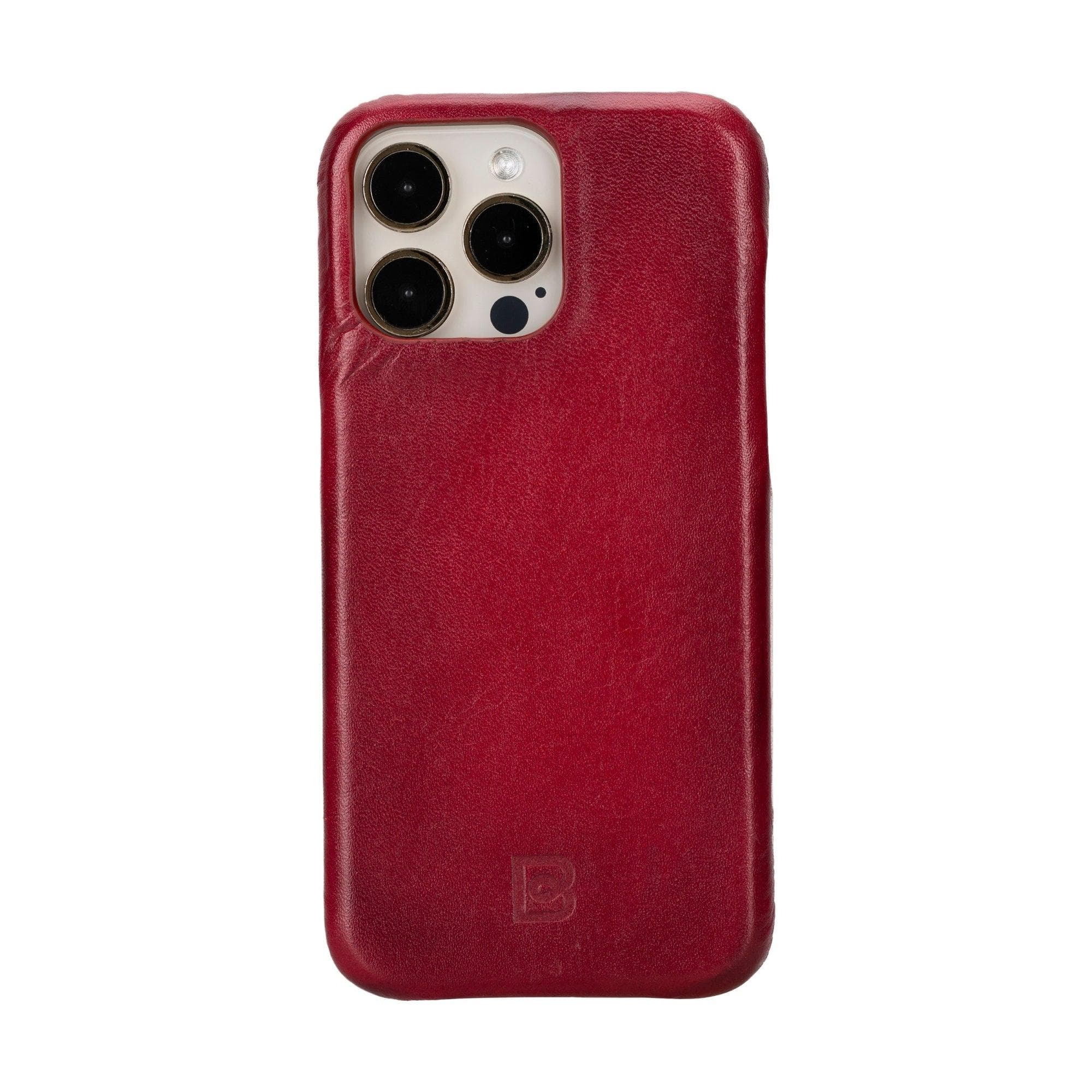 F360 iPhone 15 Series Full Genuine Leather Back Cover