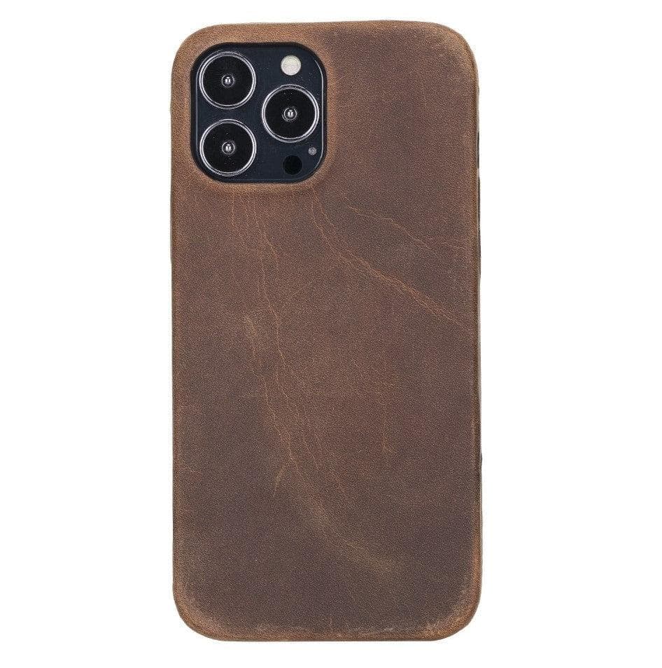 Rock Cover iPhone 14 Series Genuine Leather Case