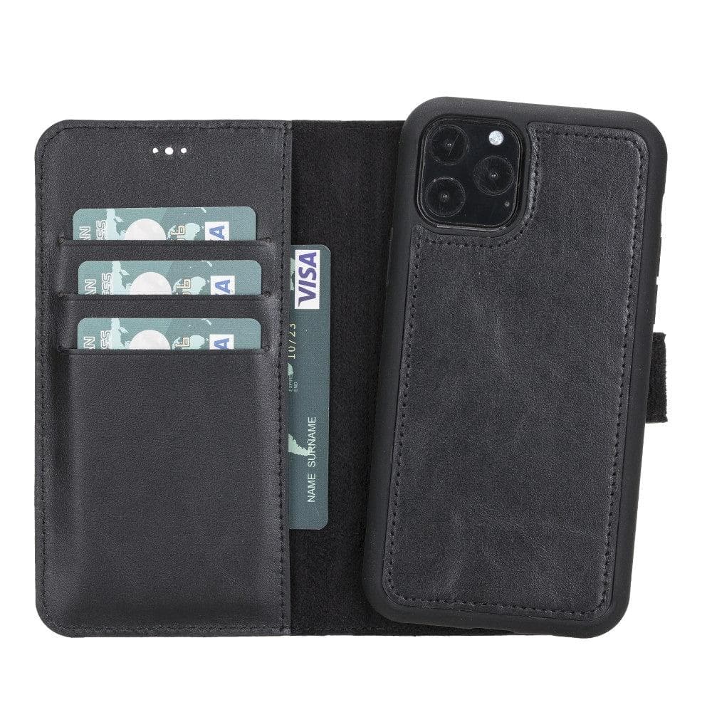 Magic iPhone 11 Series Detachable Genuine Leather Case / MW