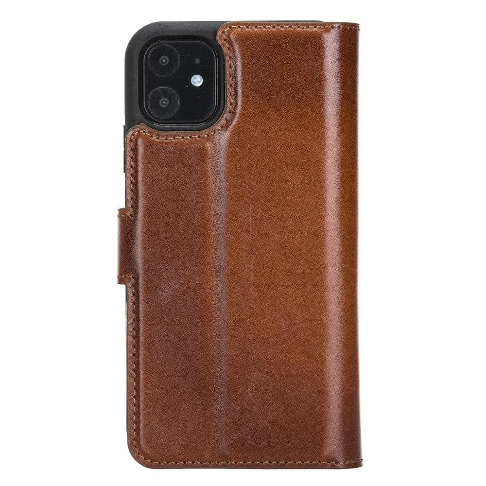 Magic iPhone 11 Series Detachable Genuine Leather Case / MW