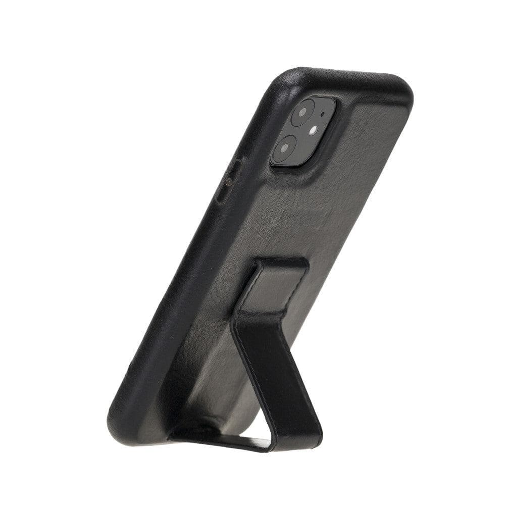 Rock Cover Stand iPhone 11 Series Genuine Leather Case / RCS