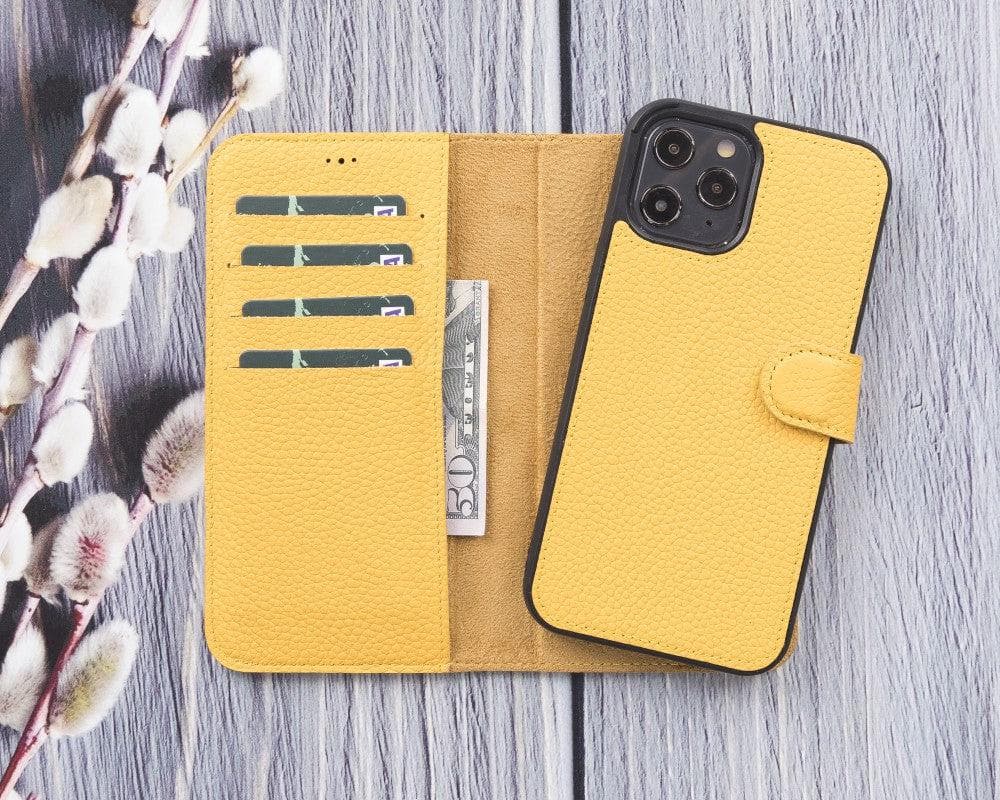 Magic iPhone 12 Series Detachable Genuine Leather Case / MW