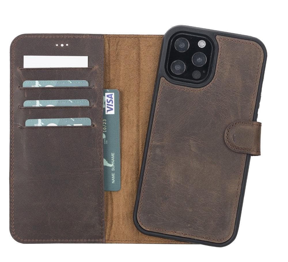 Magic iPhone 12 Series Detachable Genuine Leather Case / MW