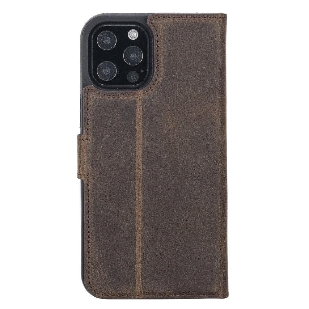 Magic iPhone 12 Series Detachable Genuine Leather Case / MW