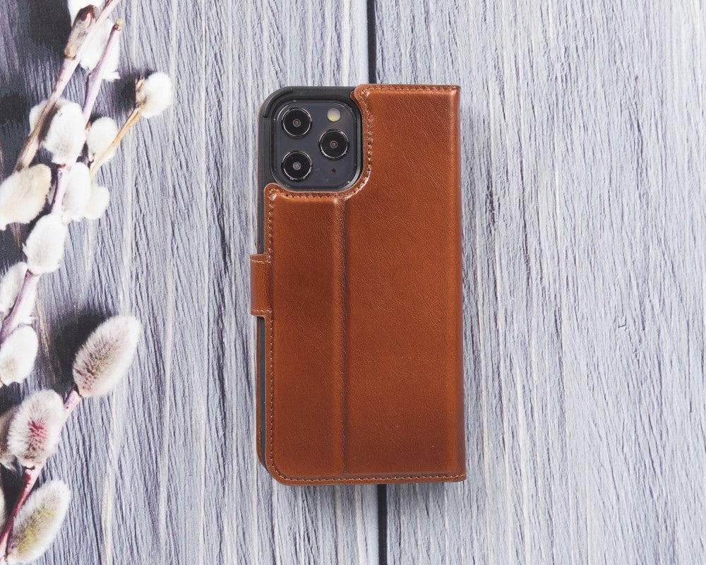 Magic iPhone 12 Series Detachable Genuine Leather Case / MW