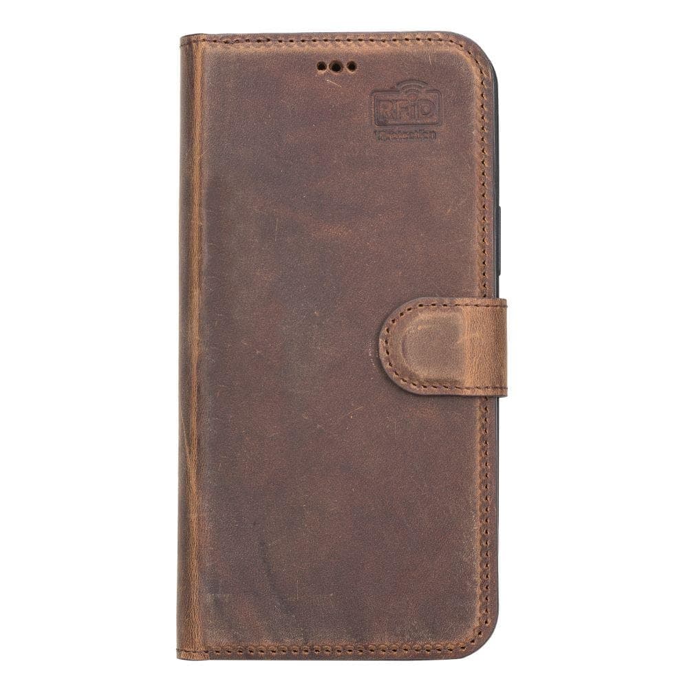 Magic iPhone 13 Series Detachable Genuine Leather Case / MW